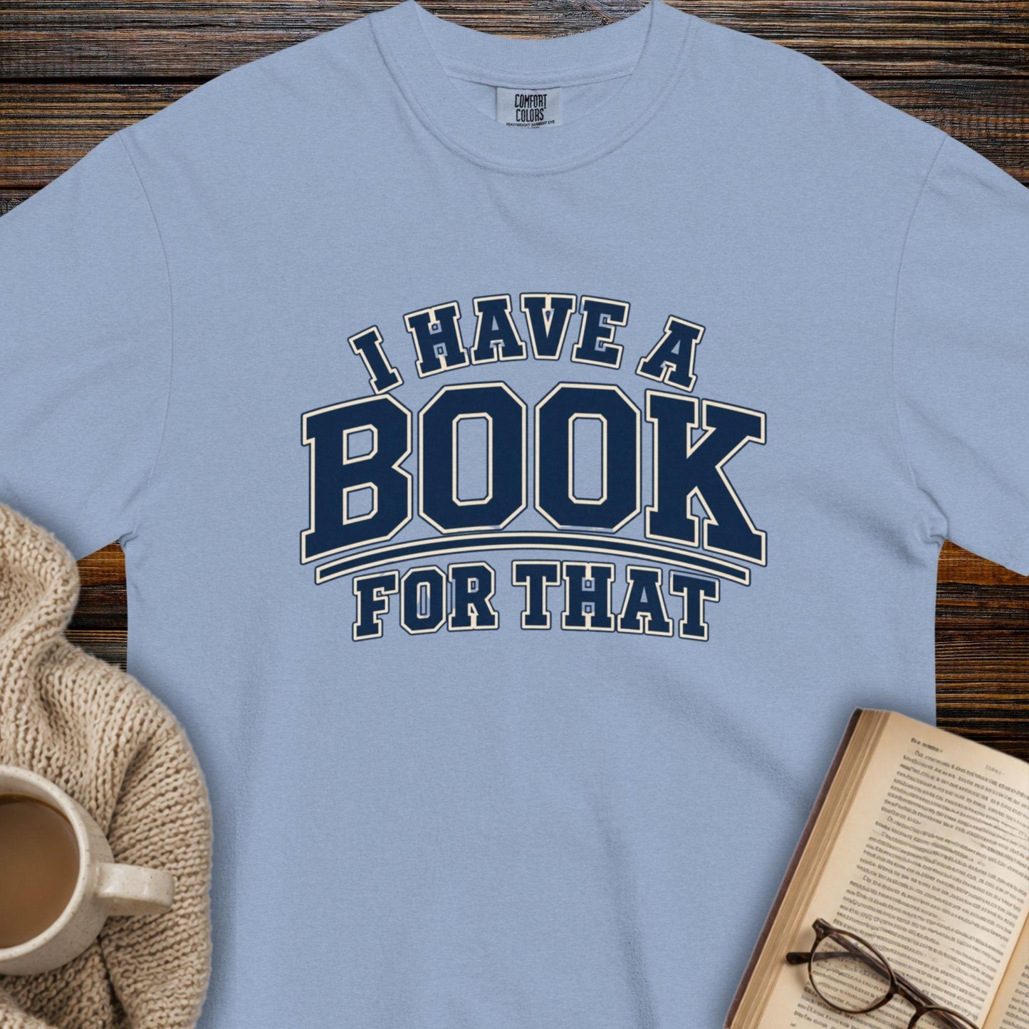 I have a book for that T-shirt