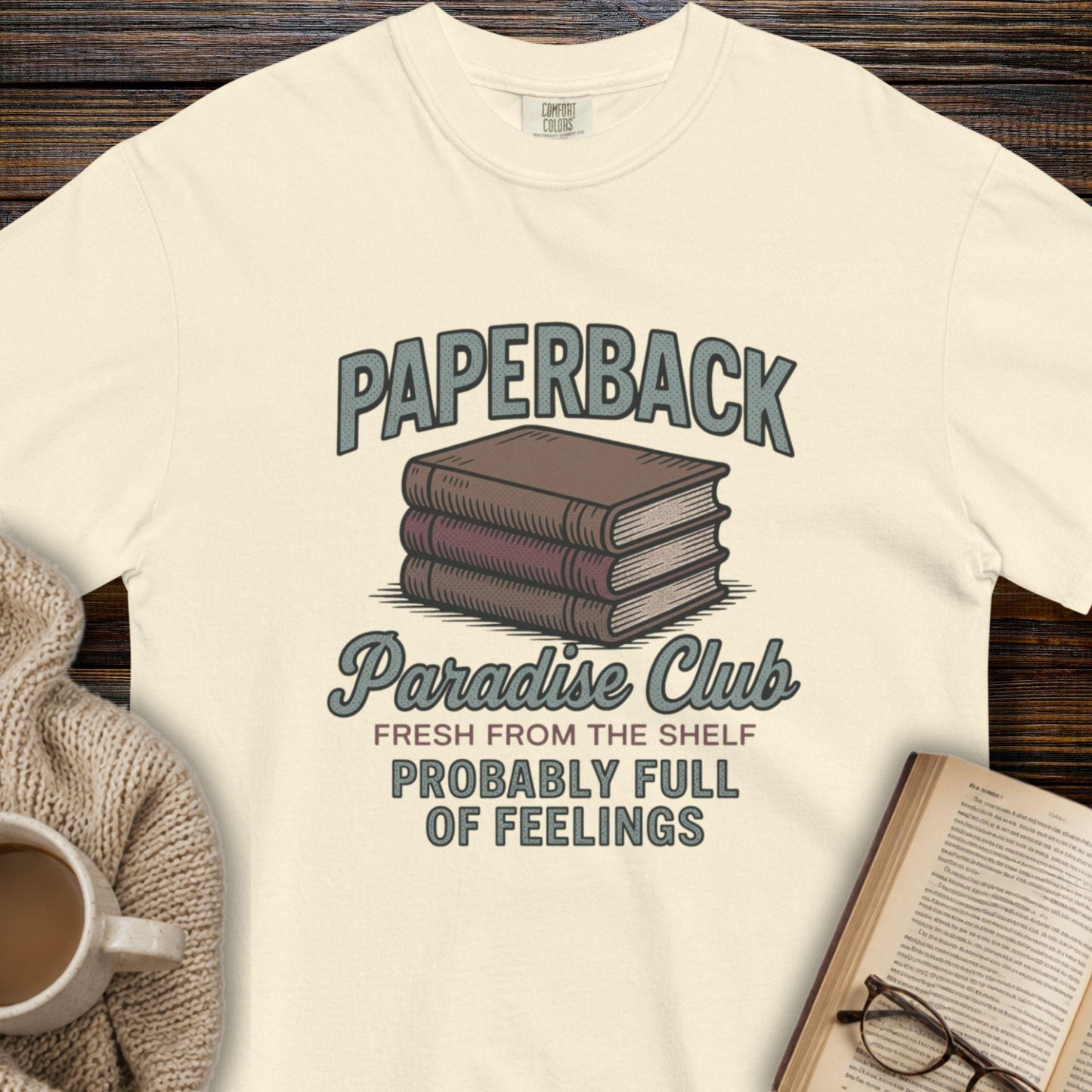 Paperback paradise club T-shirt