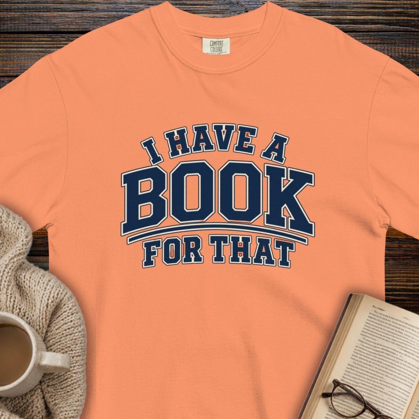 I have a book for that T-shirt