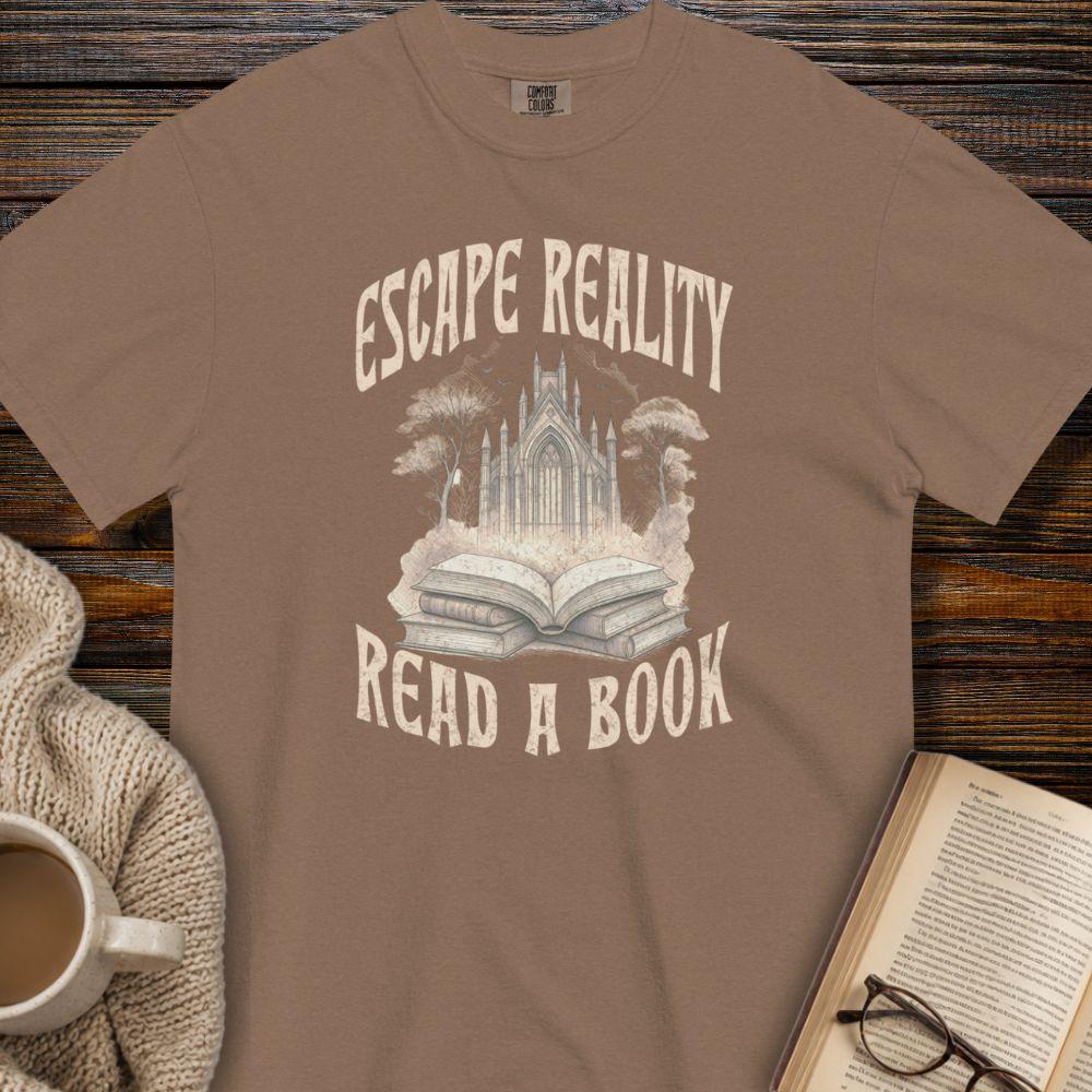Escape reality, read a book T-shirt