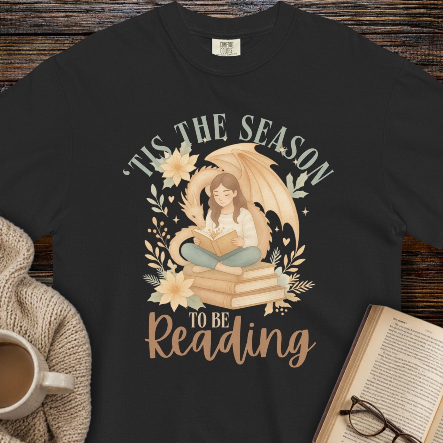 'tis the season to be reading T-shirt