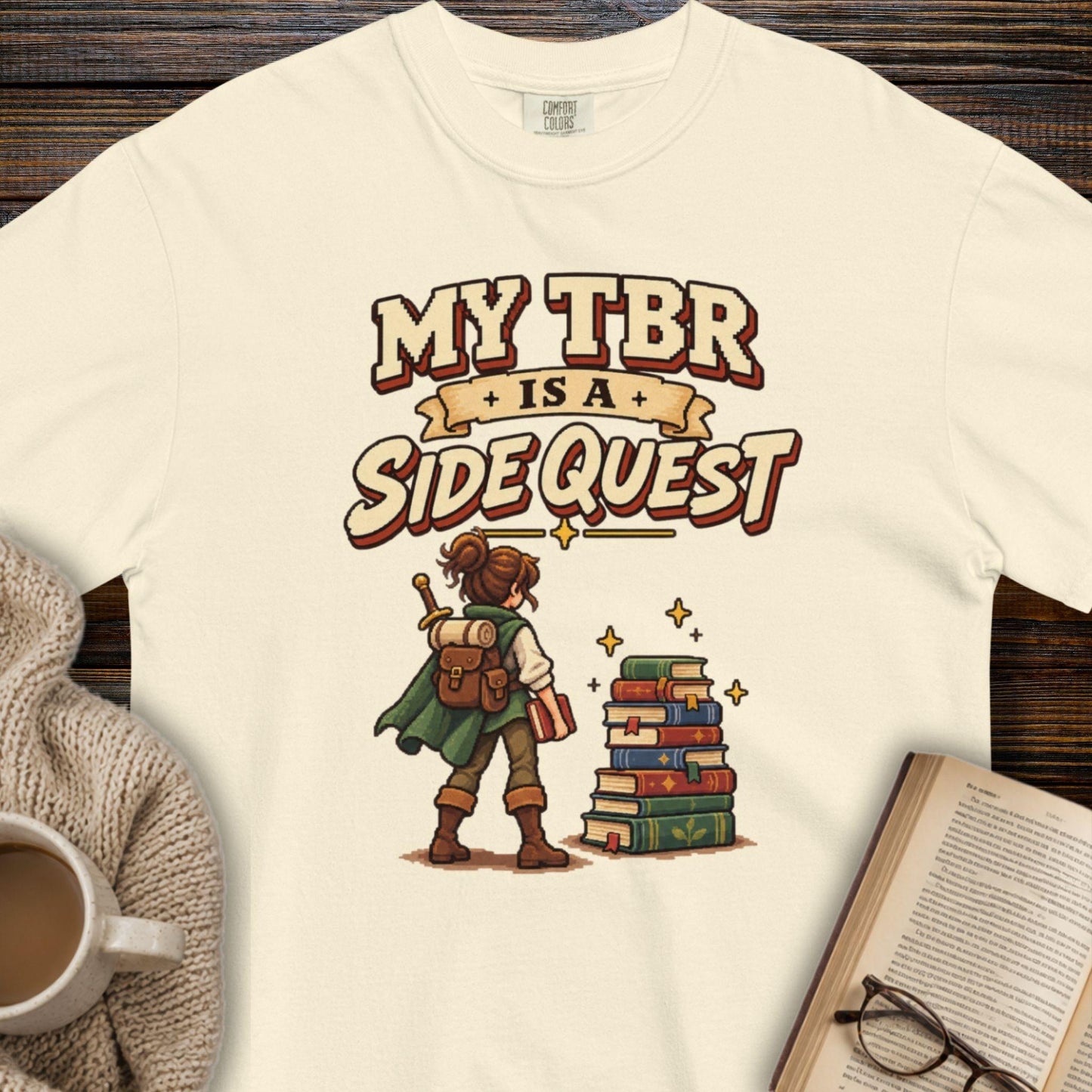 My TBR is a sidequest T-shirt