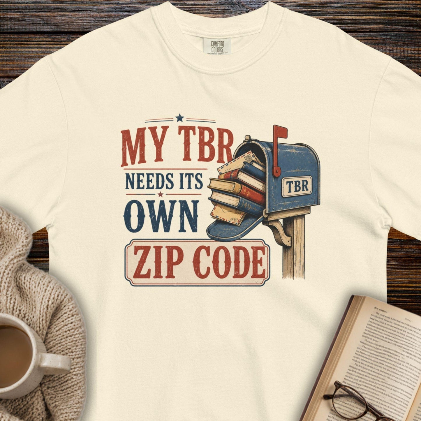 My TBR Zipcode T-shirt