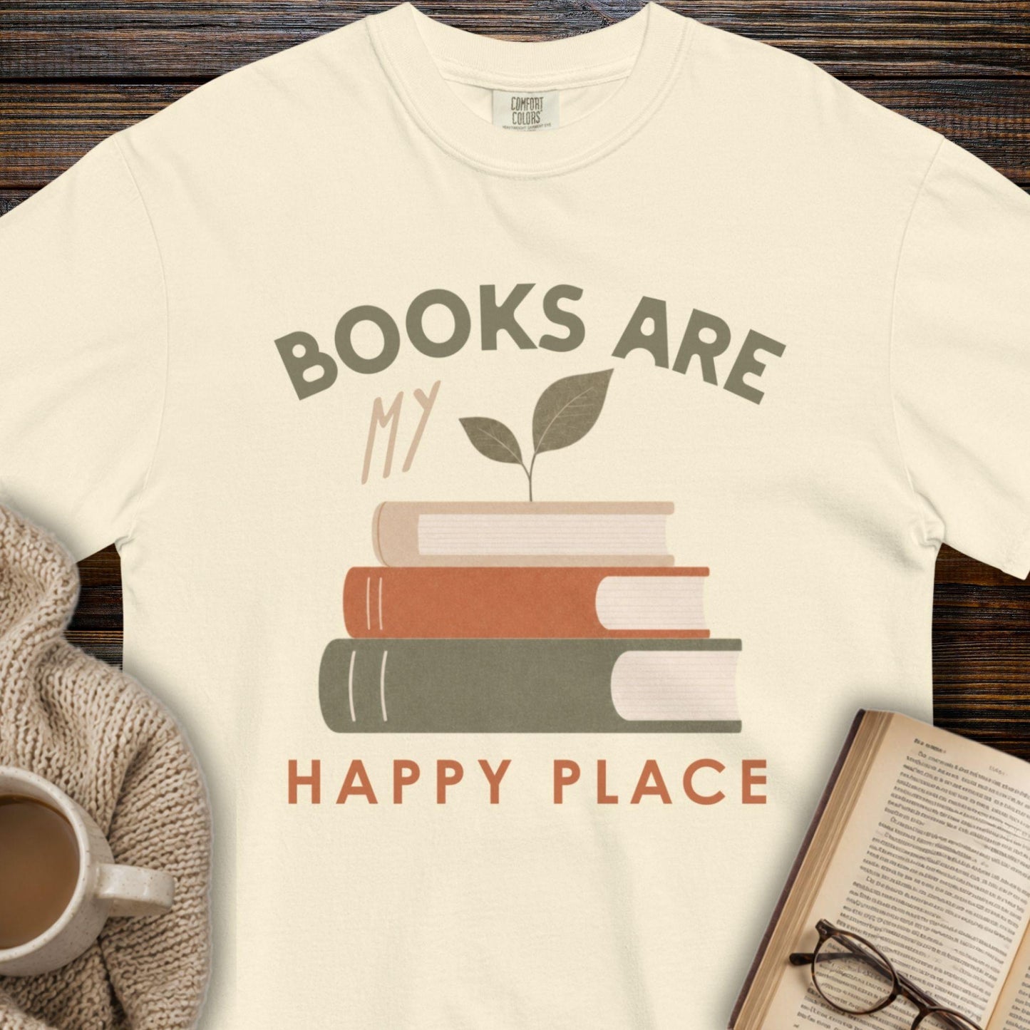 Books are my happy place T-shirt