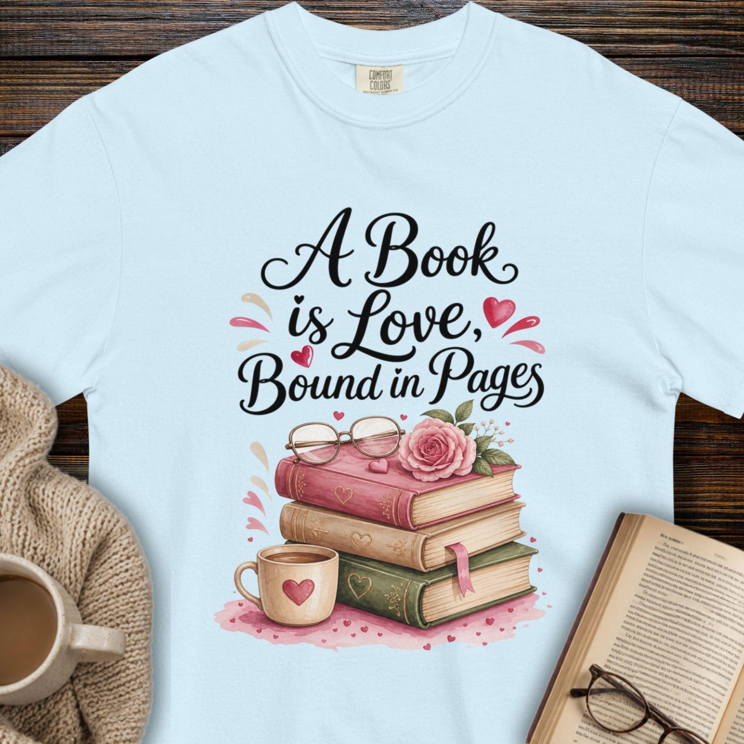 "A Book is Love T-Shirt