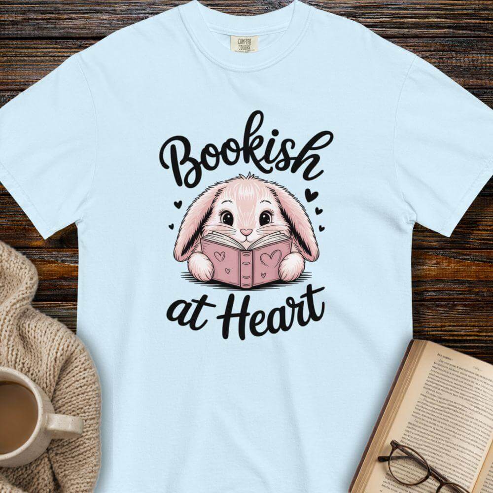 Bookish at heart T-shirt