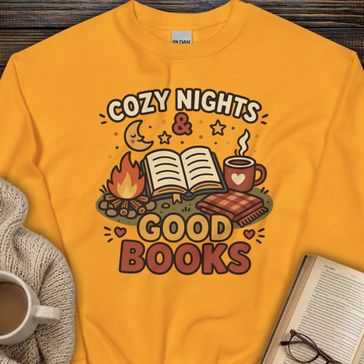 Cozy Nights & Good Books Sweatshirt