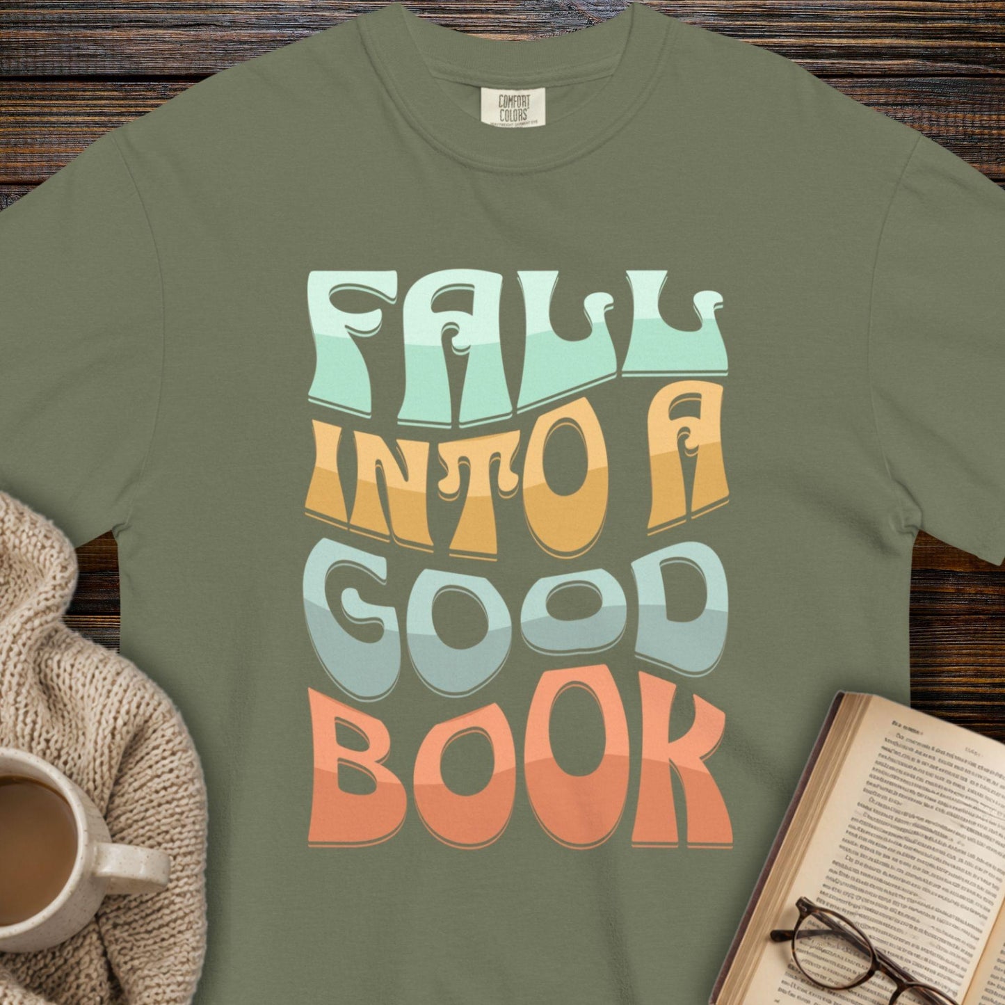 Fall into a good book T-shirt