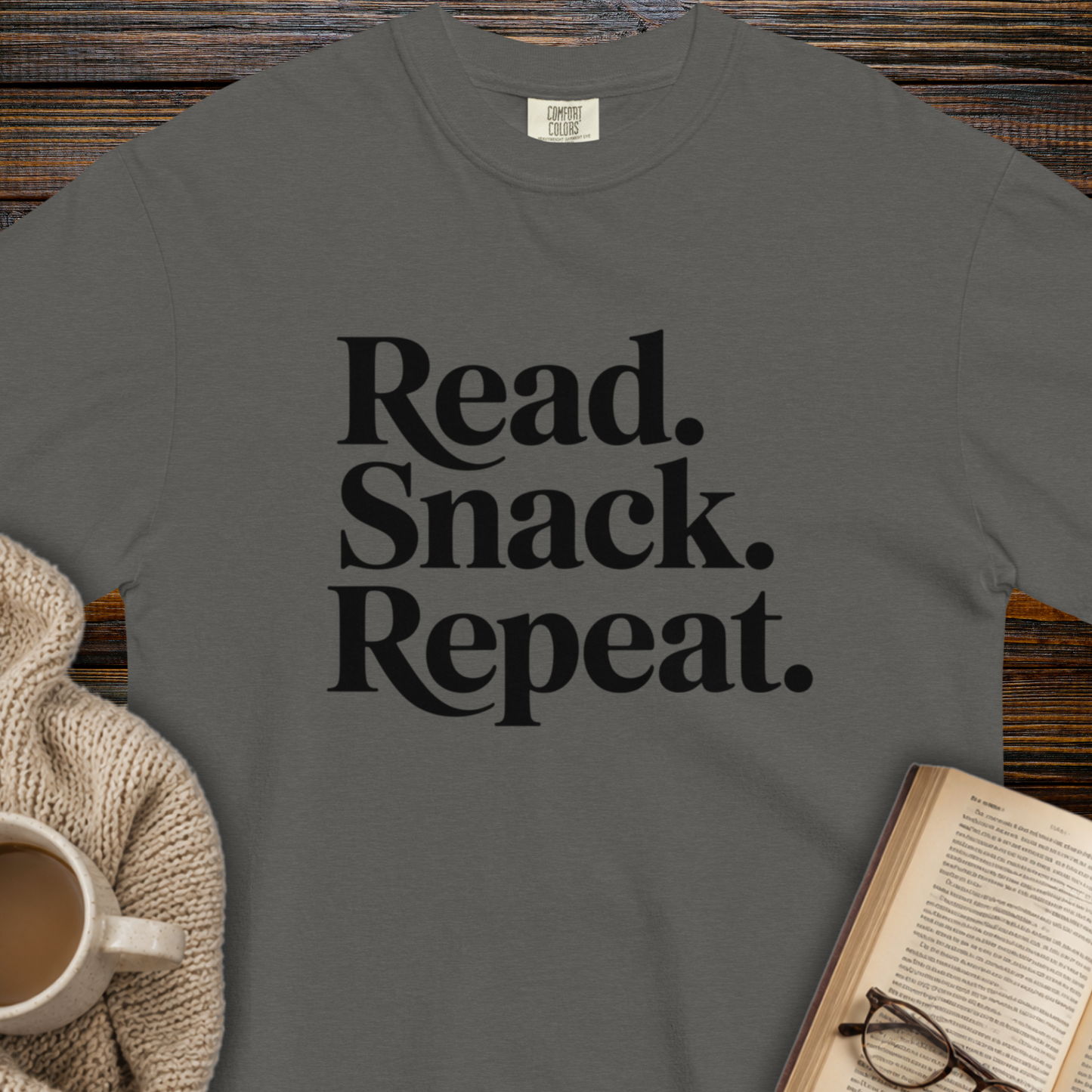 Read. Snack. Repeat T-shirt