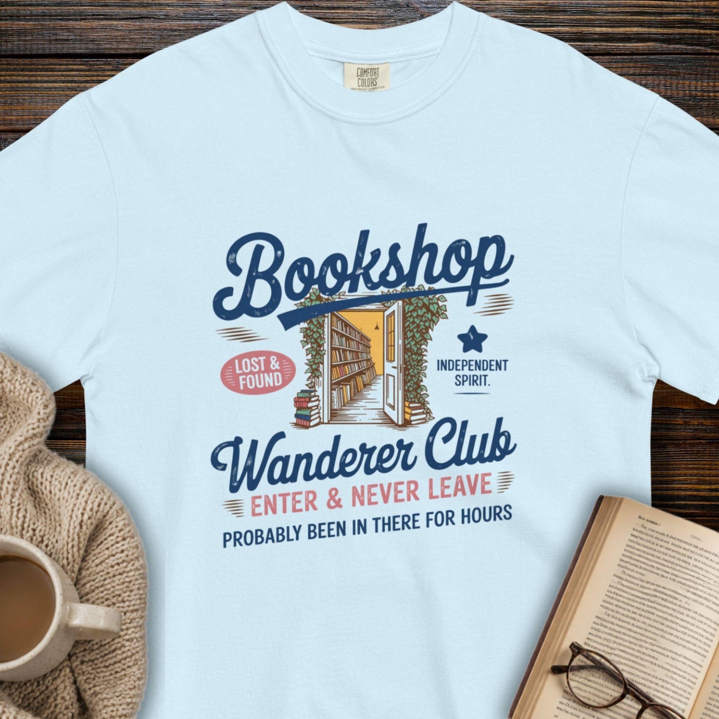 Bookshop wanderer club T-shirt