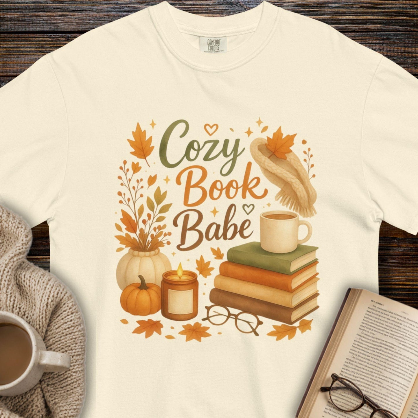 Cozy Book Babe T-Shirt