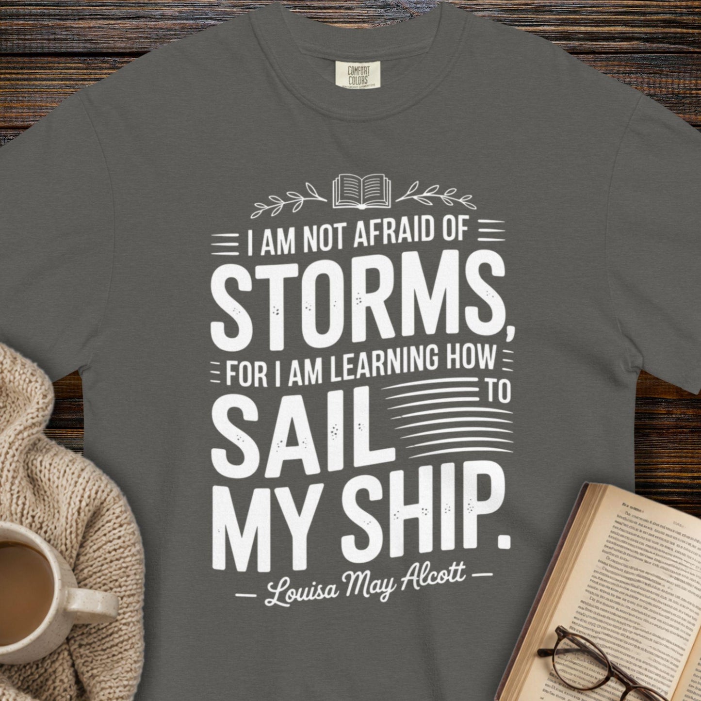 Louisa May Alcott Quote T-Shirt