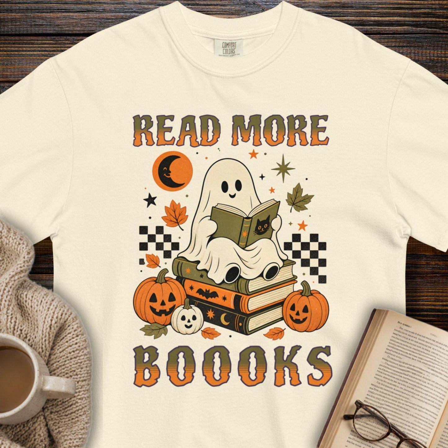 Read more Books retro T-shirt