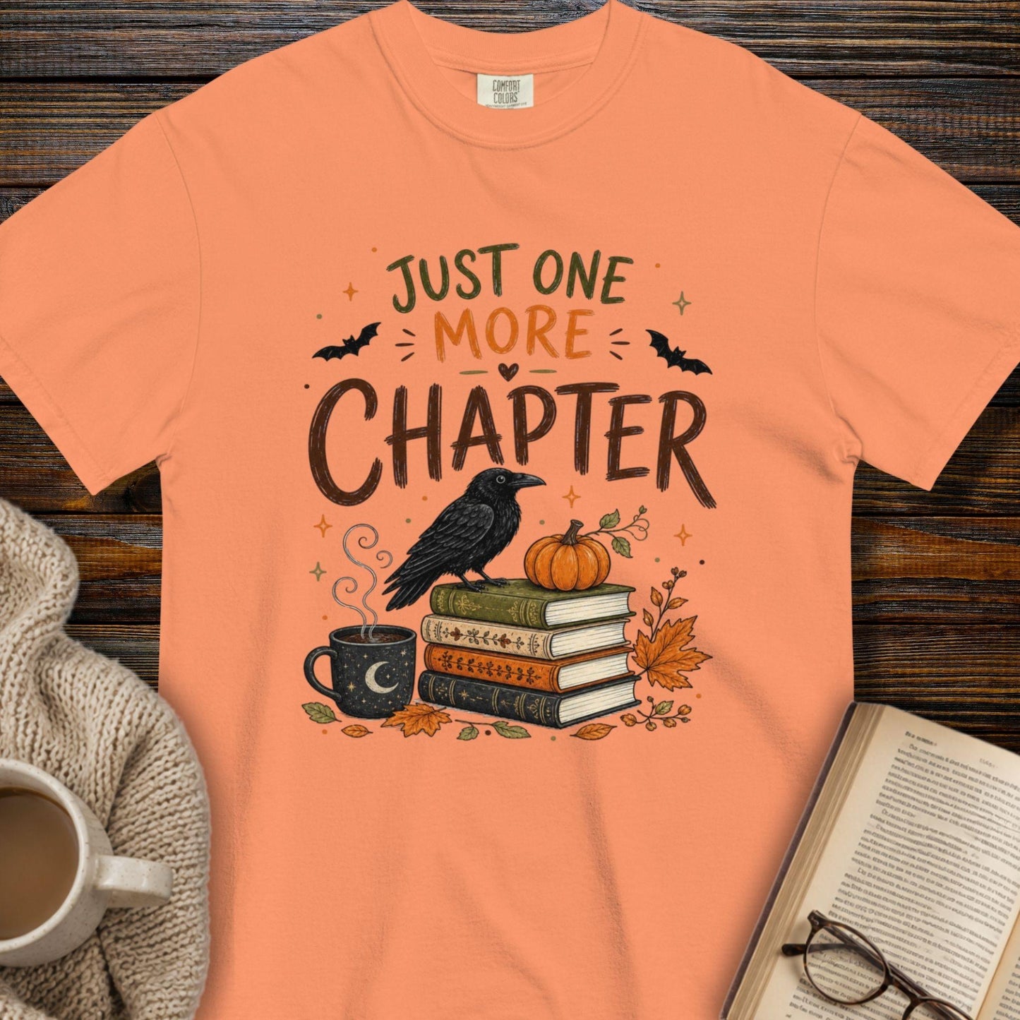 Just one more chapter halloween T-shirt