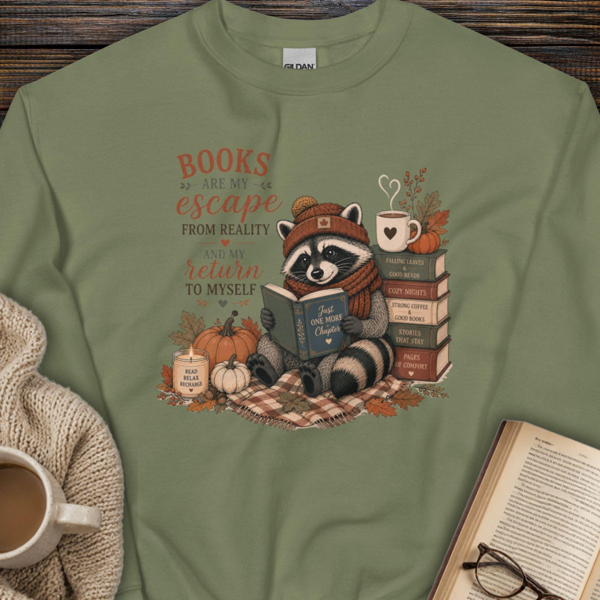 Books Are My Escape Sweatshirt