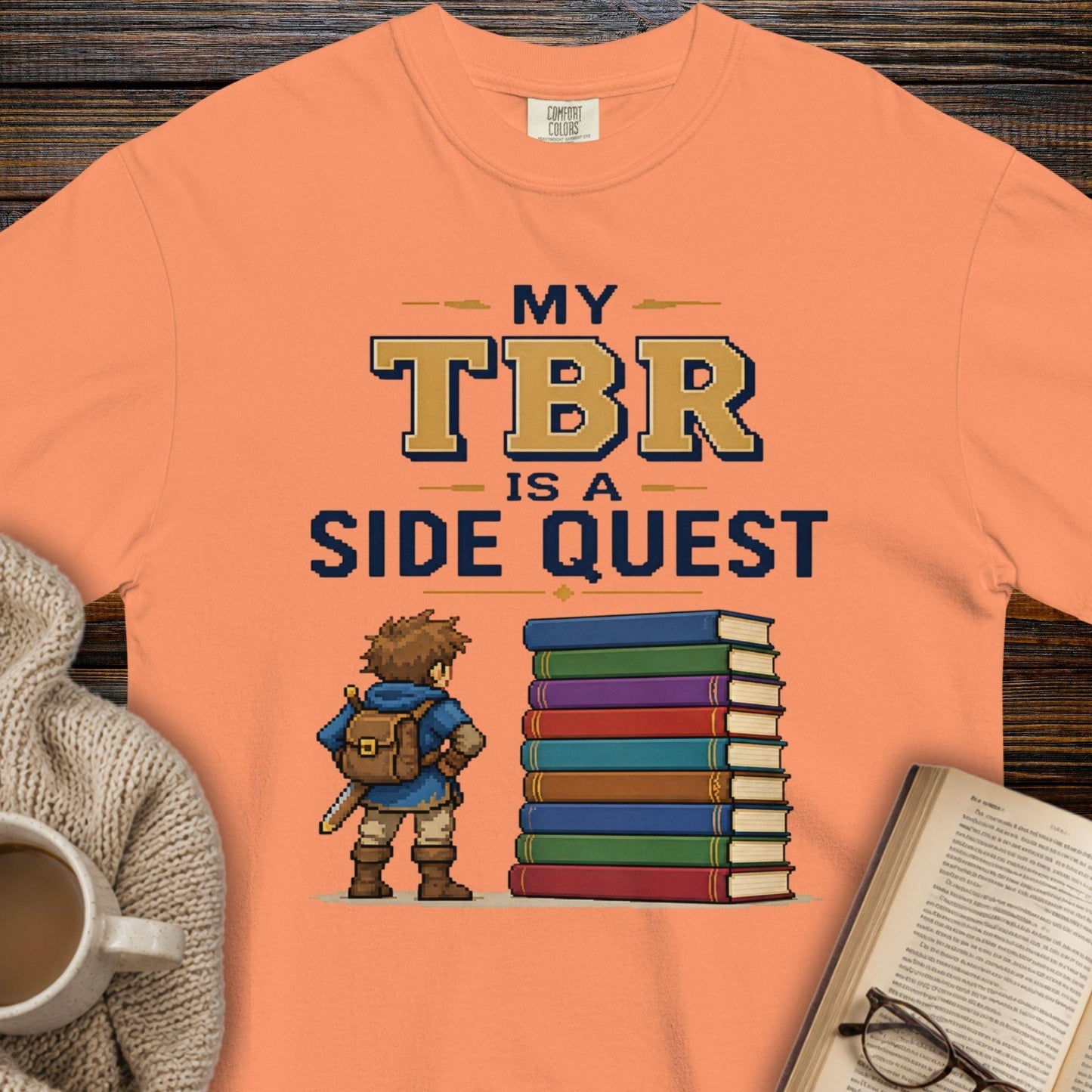 My TBR sidequest T-shirt