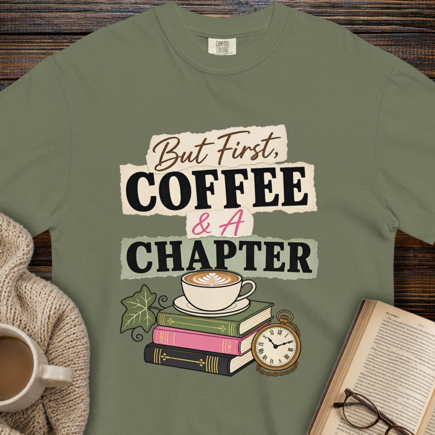 But first coffee and a chapter T-shirt