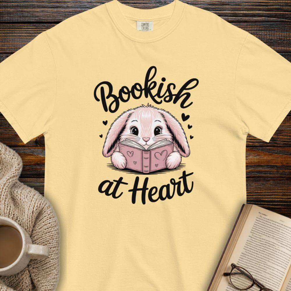 Bookish at heart T-shirt
