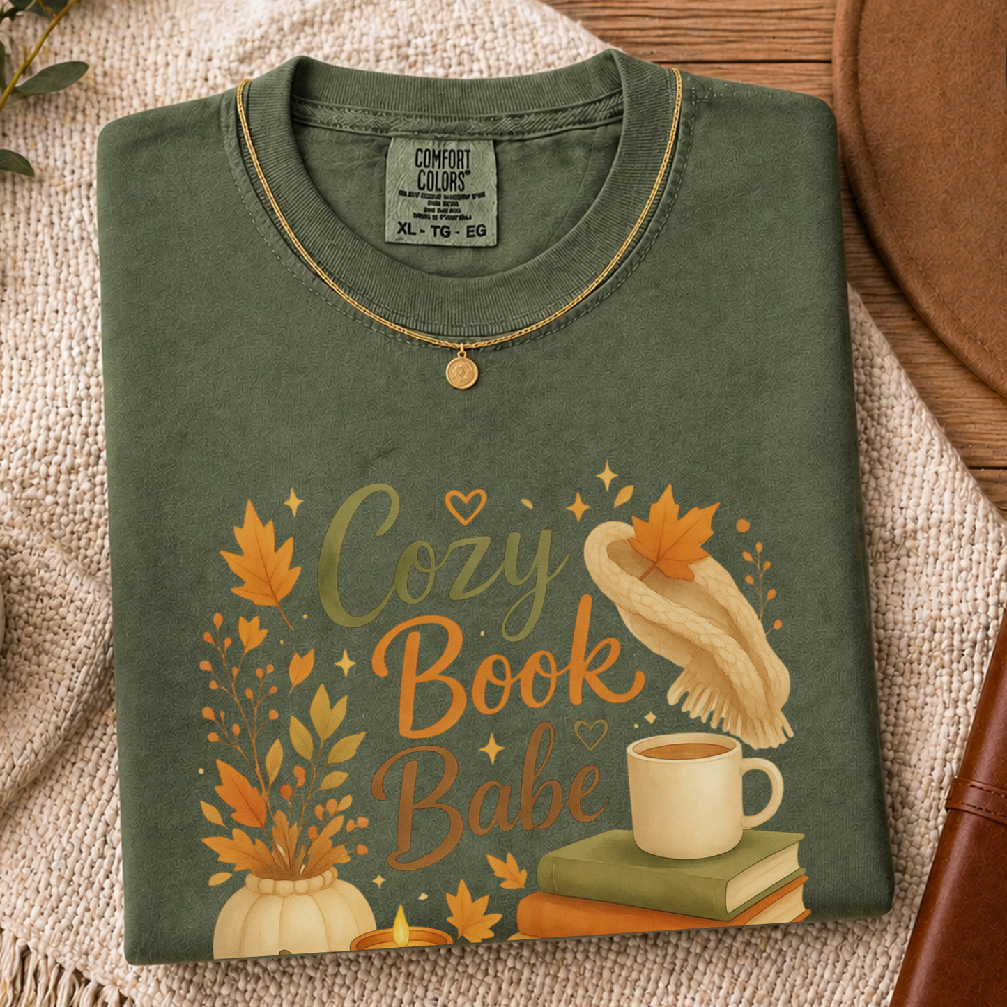 Cozy book babe