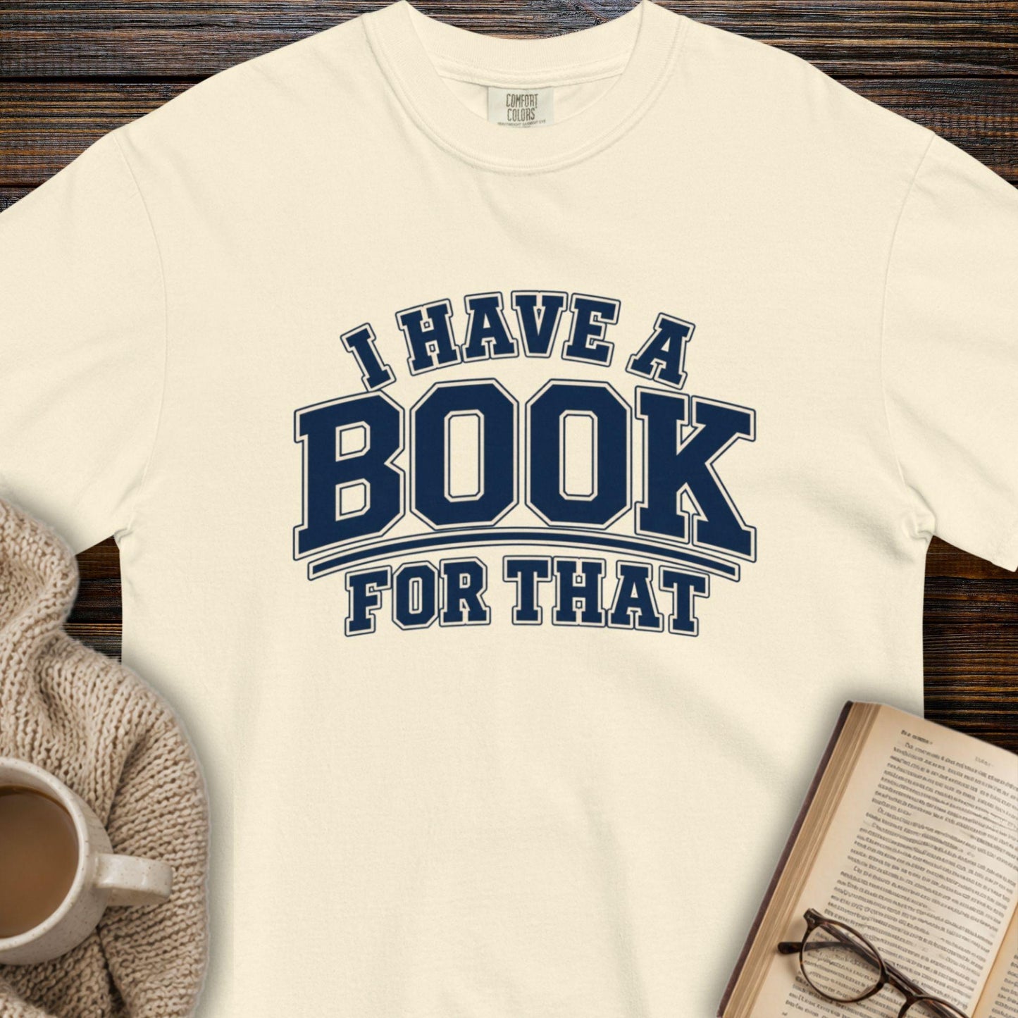I have a book for that T-shirt