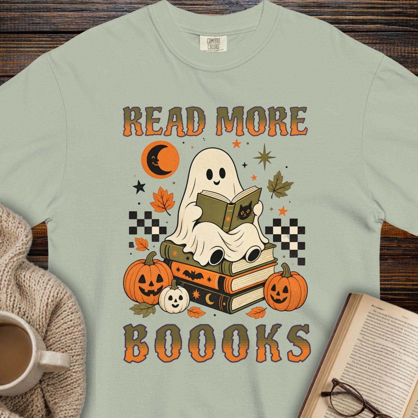 Read more Books retro T-shirt