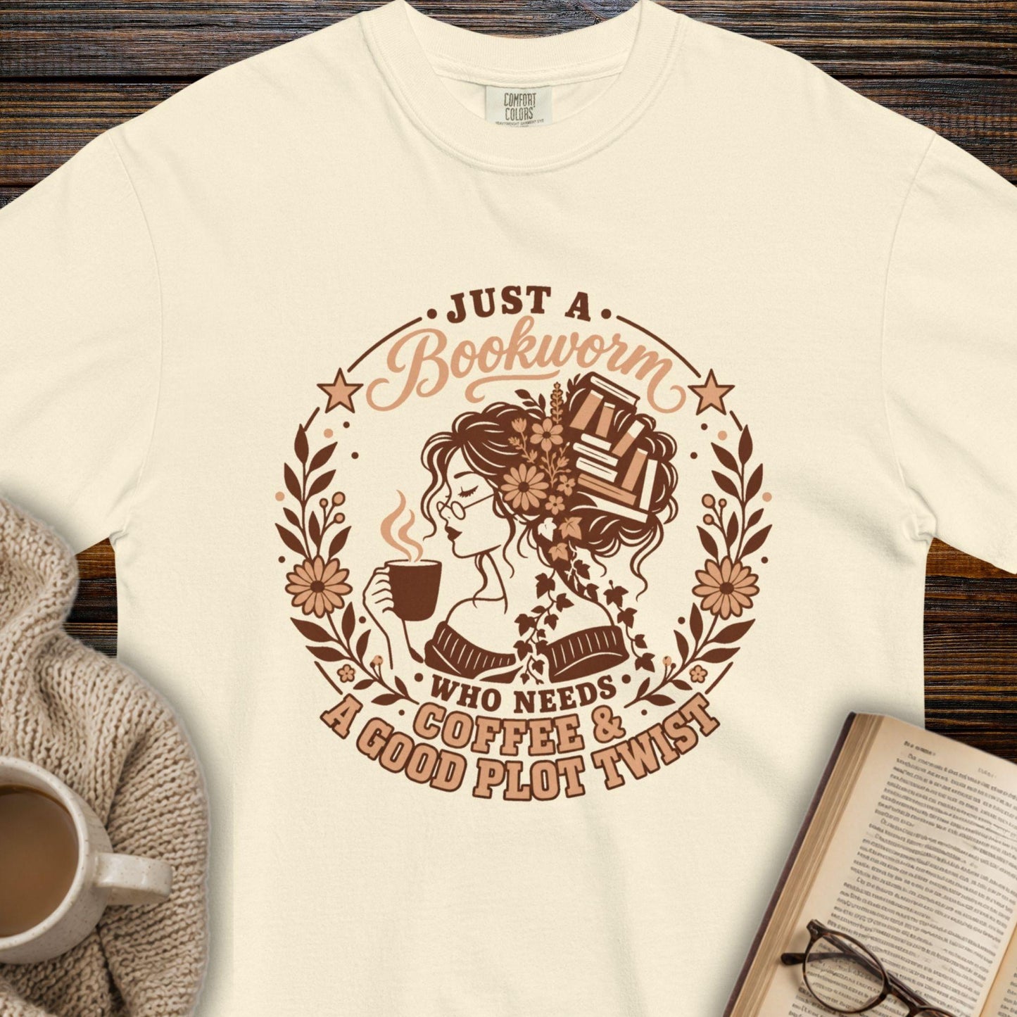 Just a bookworm T-shirt