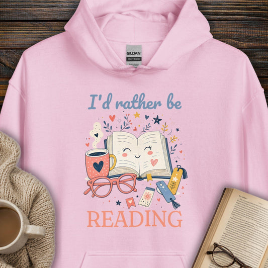 I'd Rather be Reading Hoodie