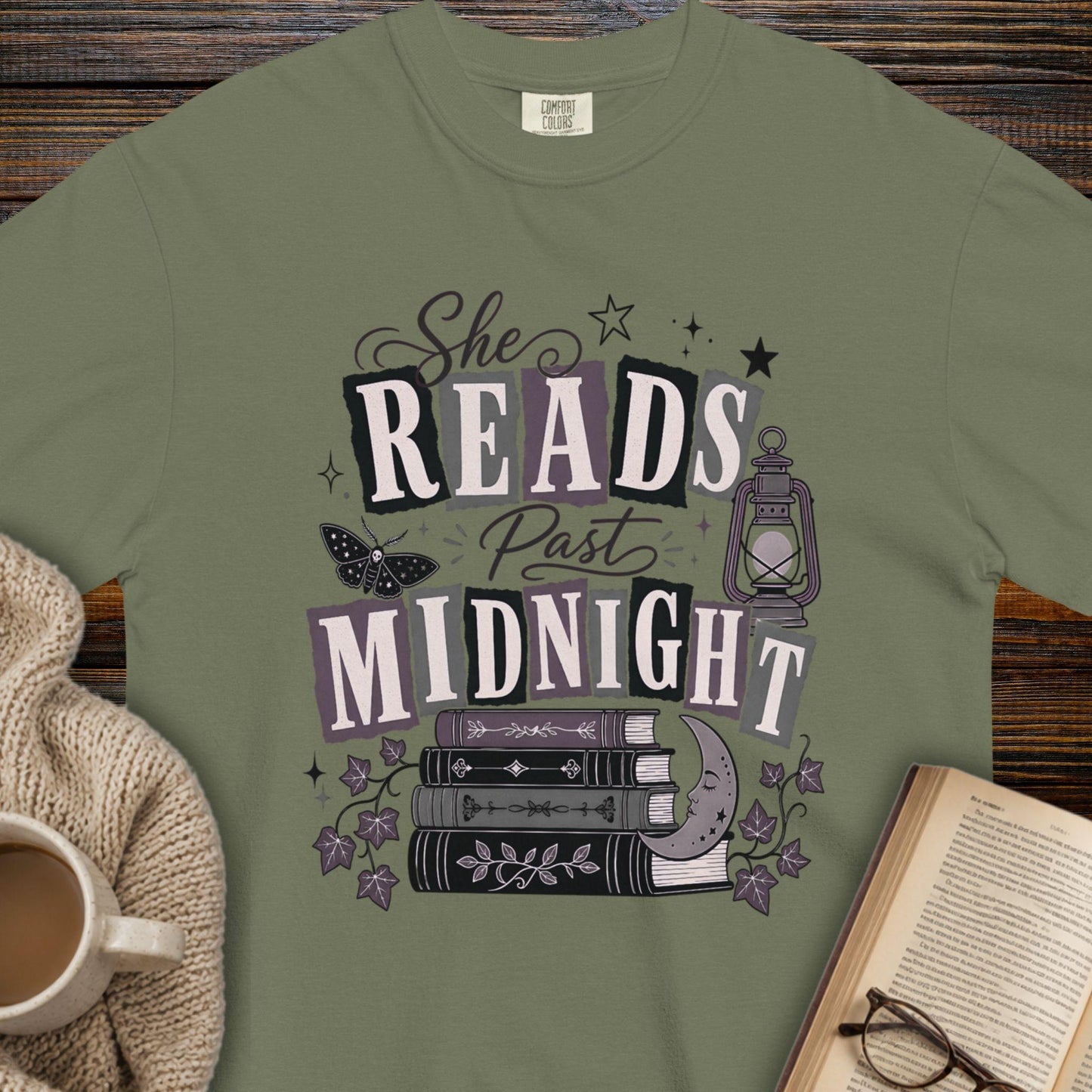 She reads past midnight T-shirt