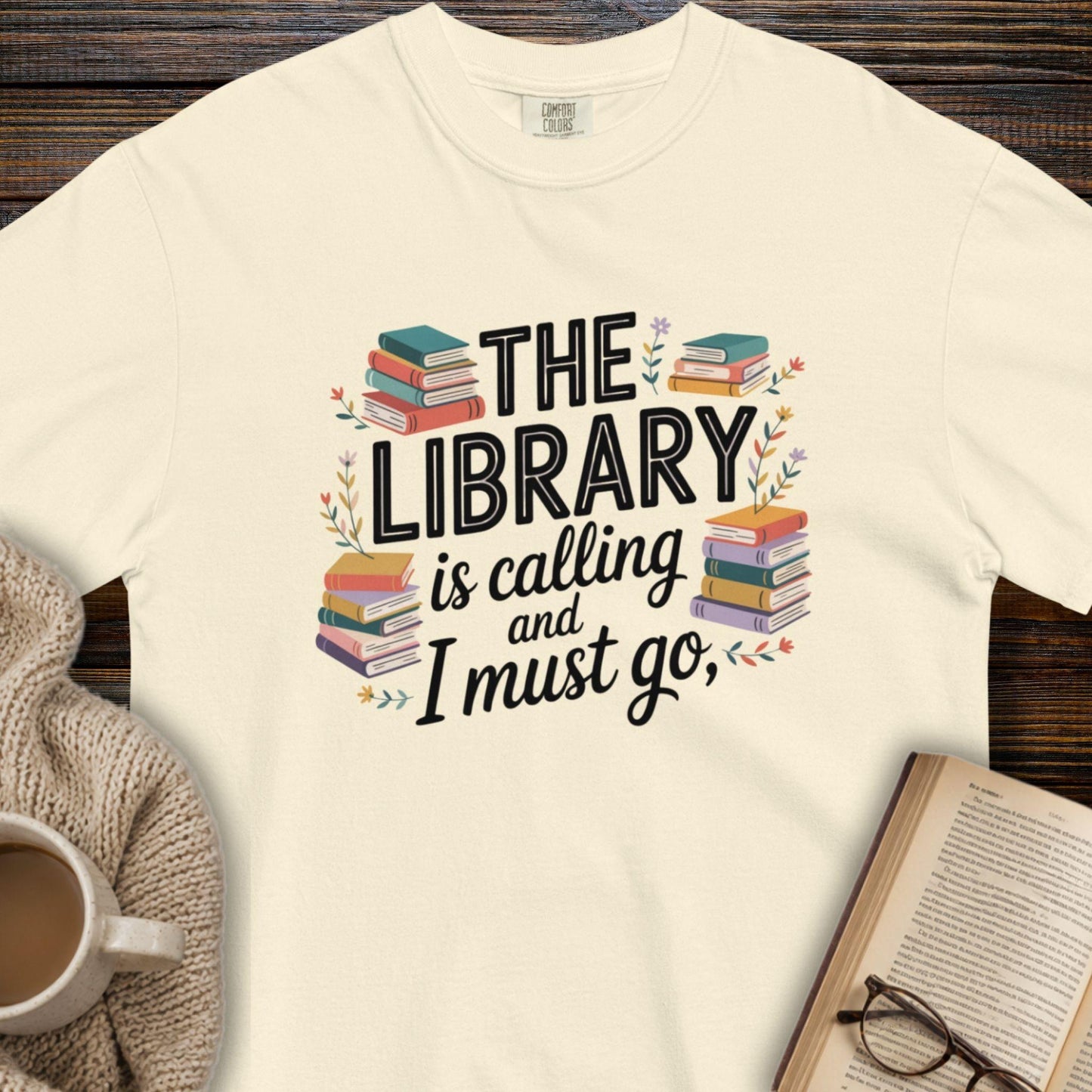 The Library is calling T-shirt