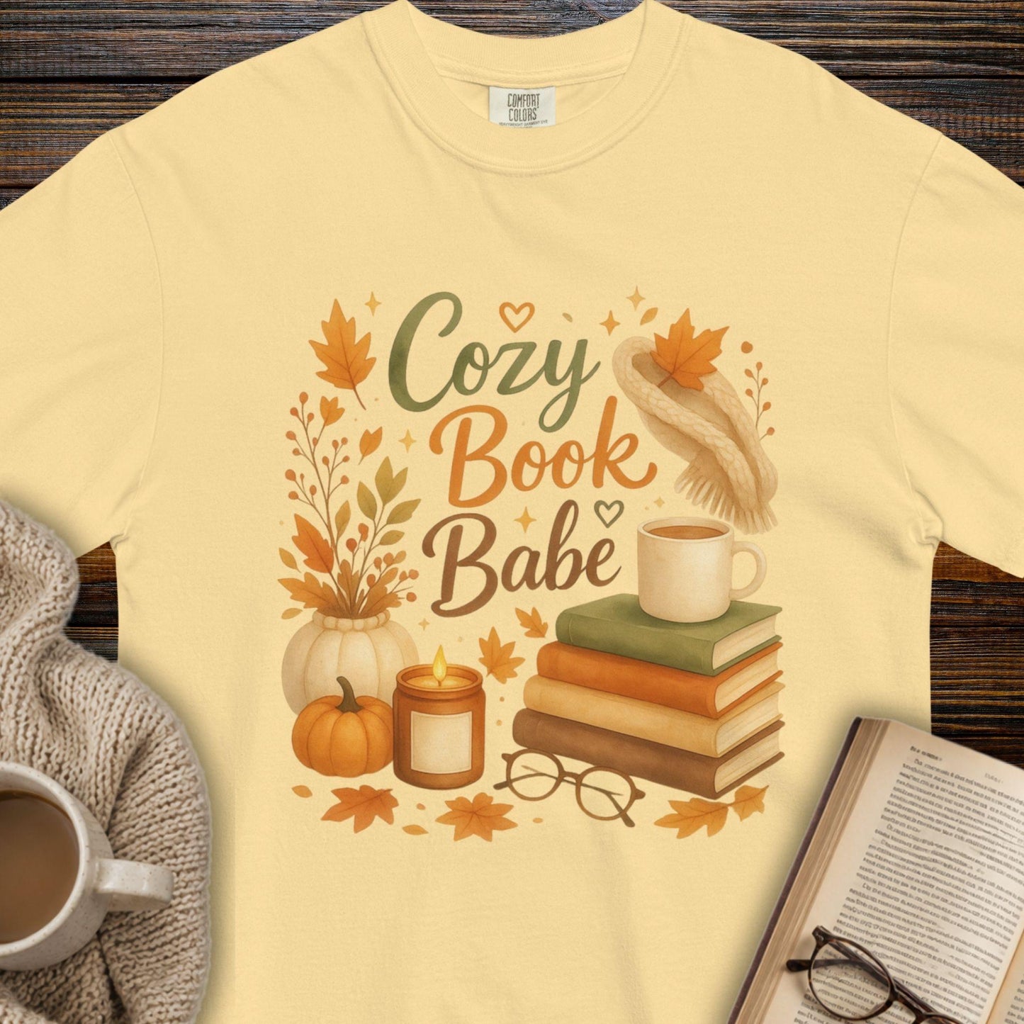Cozy Book Babe T-Shirt