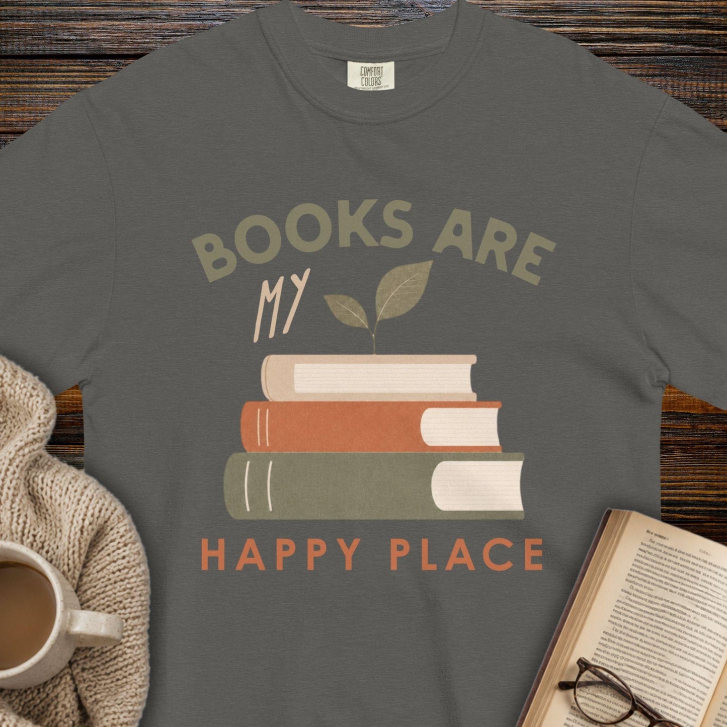 Books are my happy place T-shirt