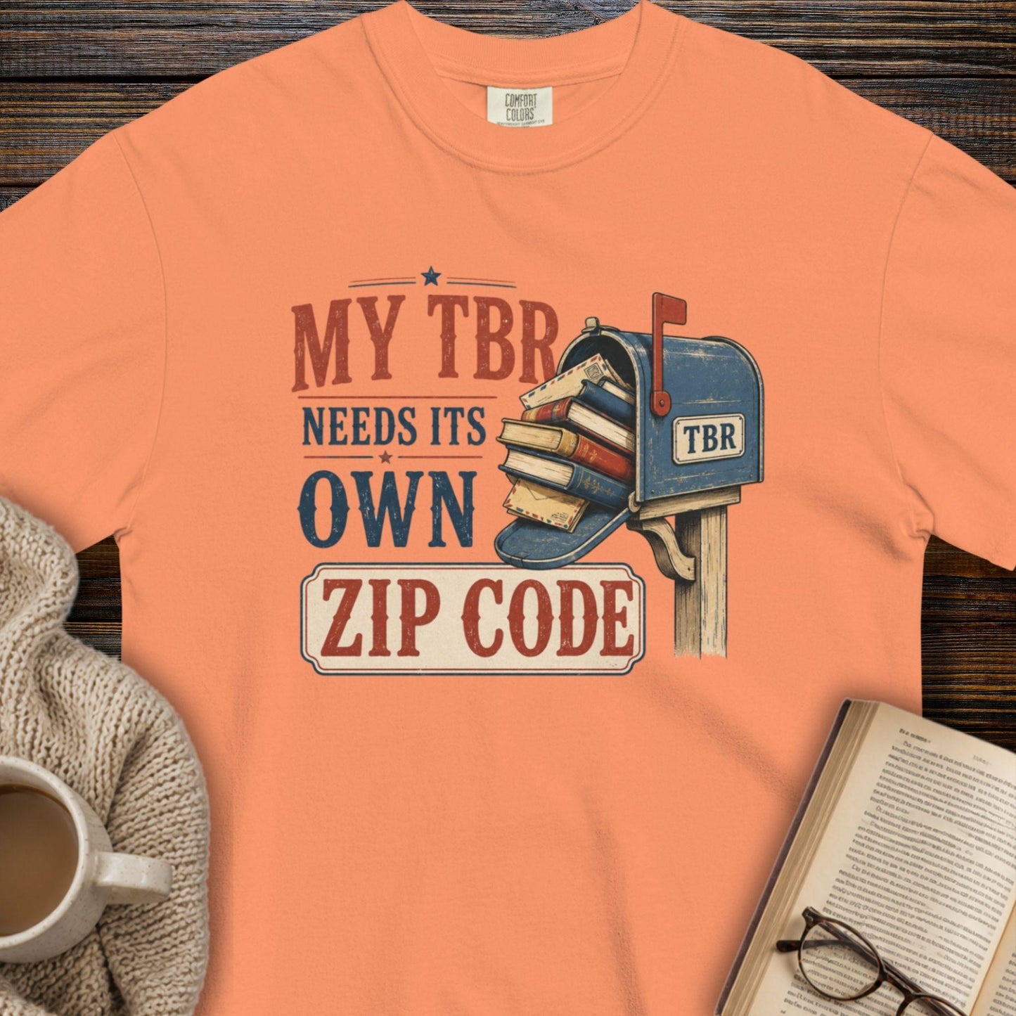 My TBR Zipcode T-shirt