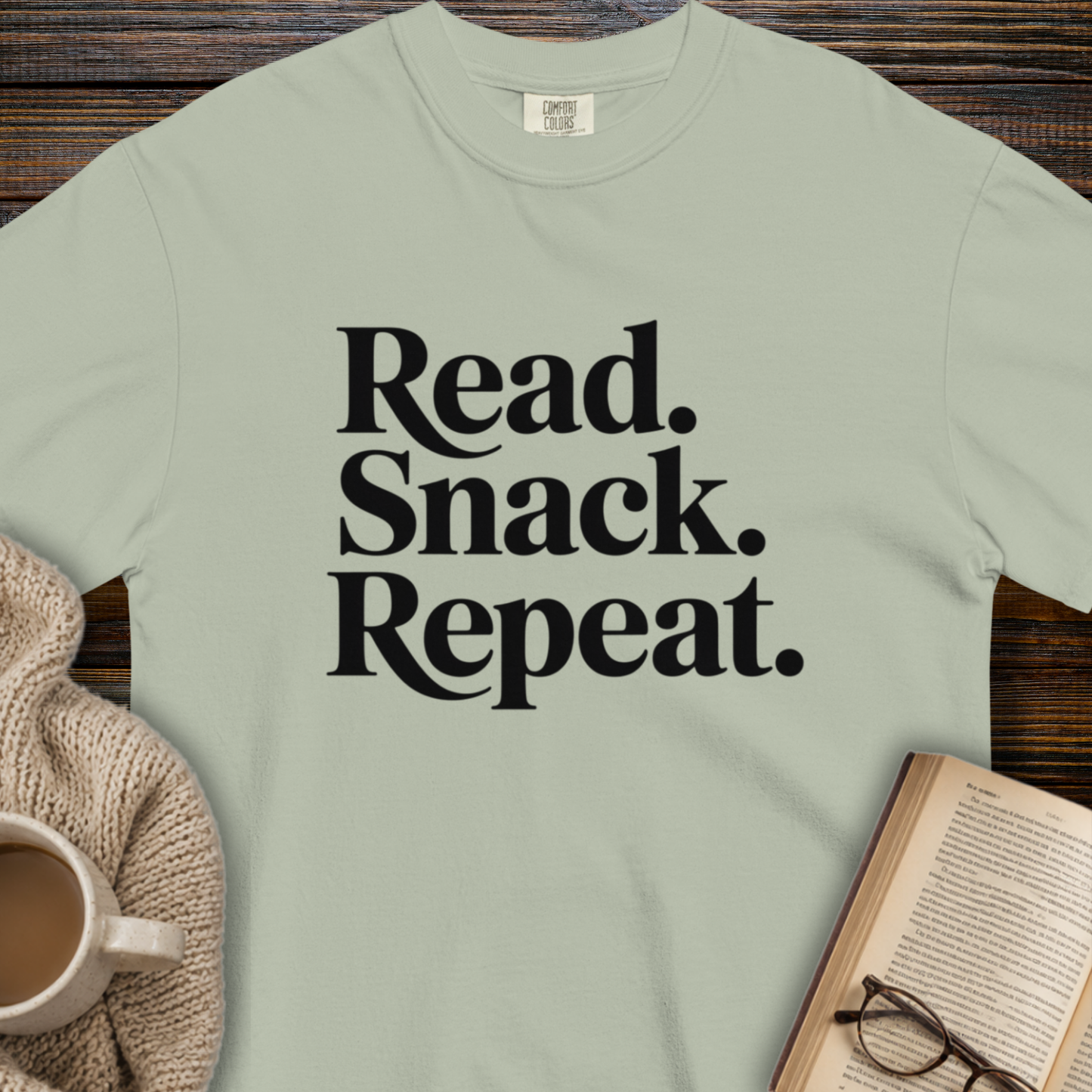Read. Snack. Repeat T-shirt