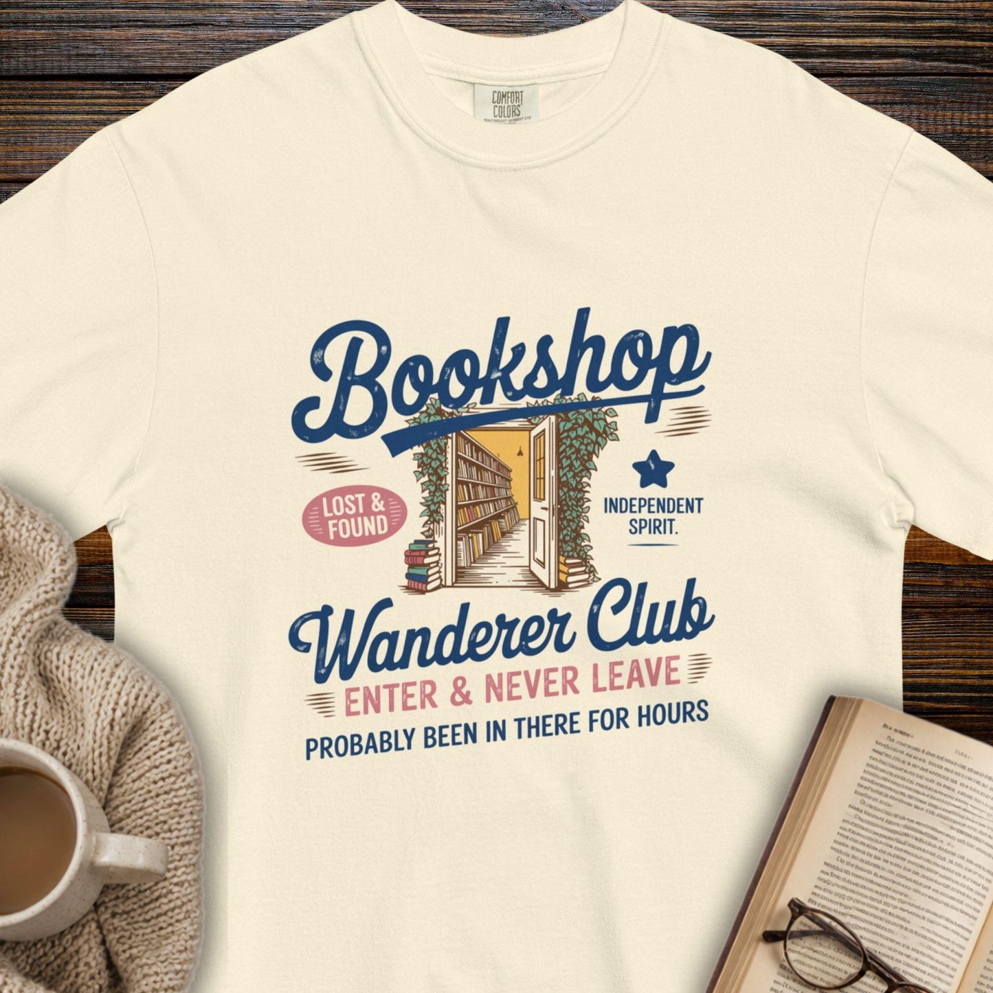 Bookshop wanderer club T-shirt