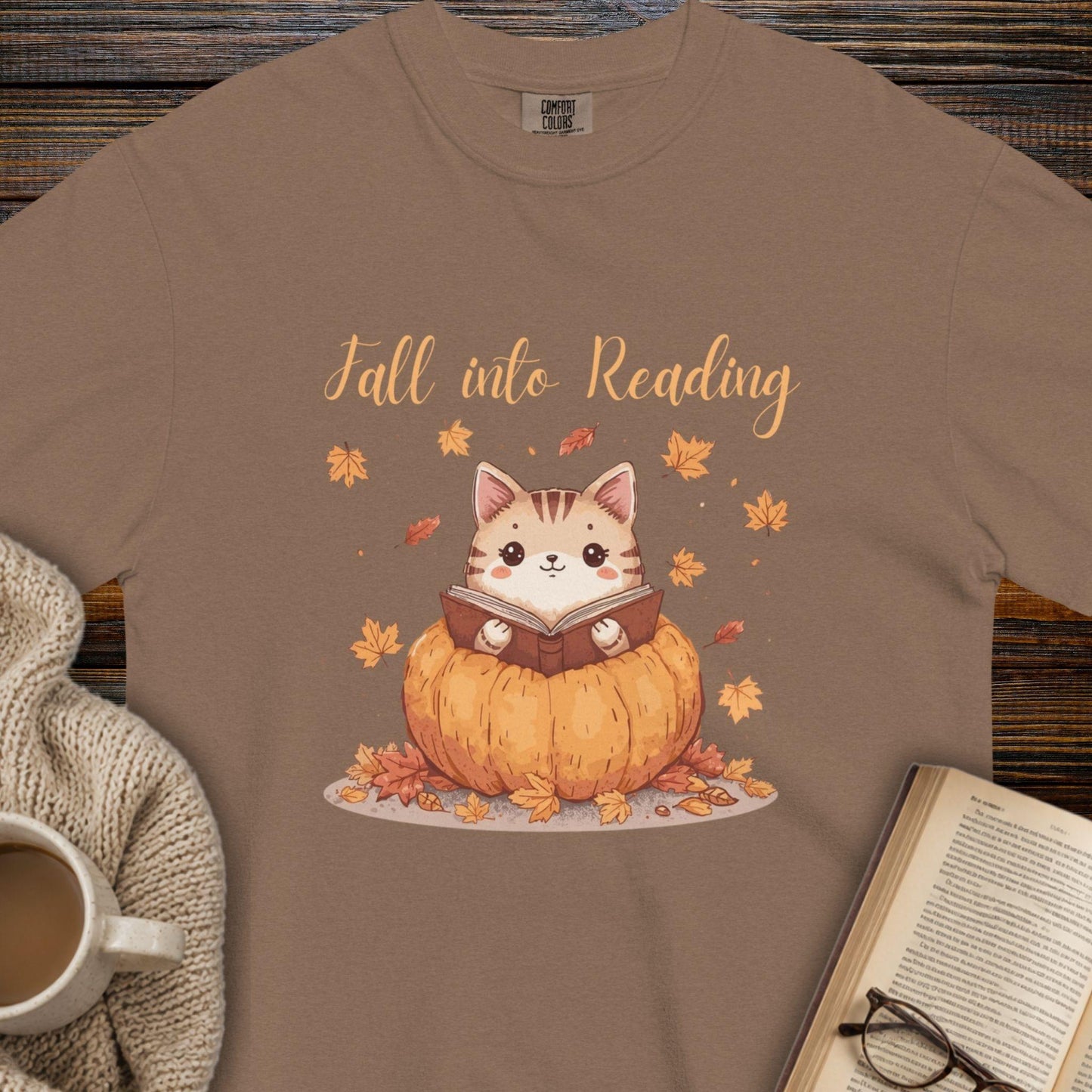 Fall into reading T-shirt