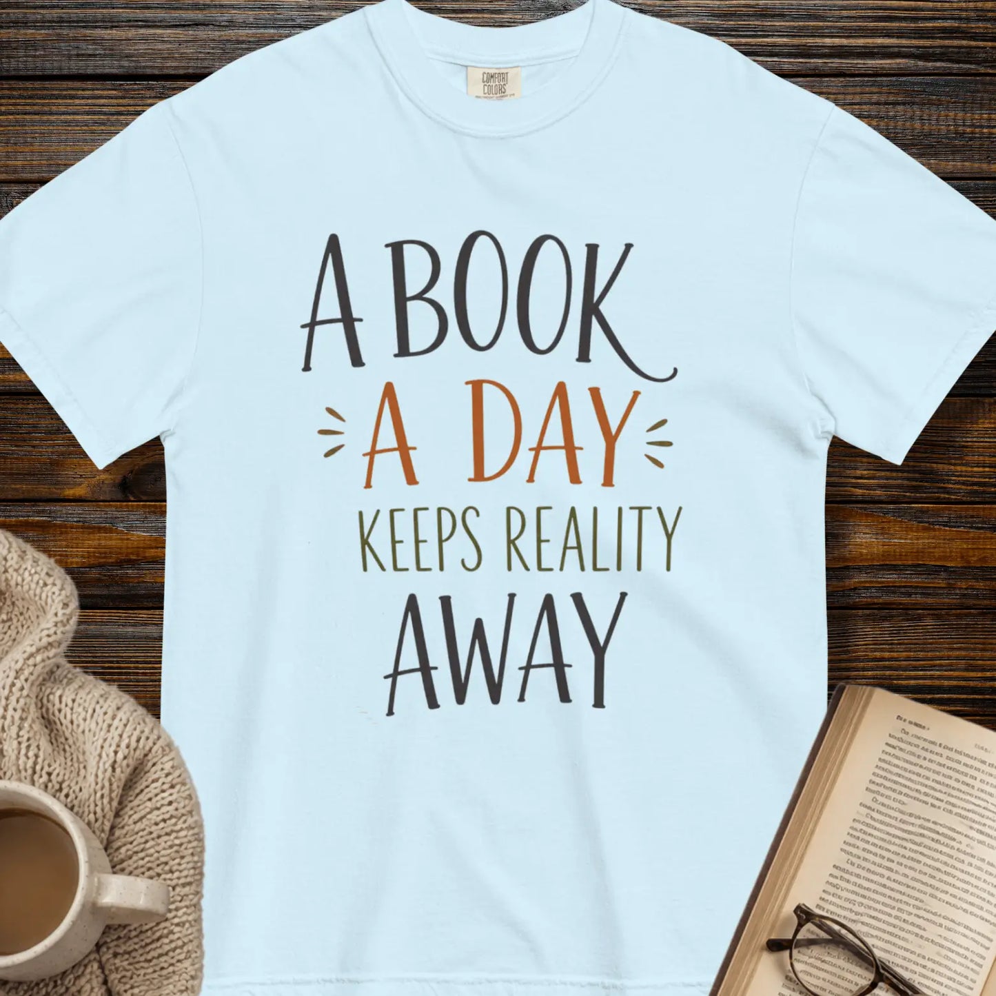A book a day keep reality away