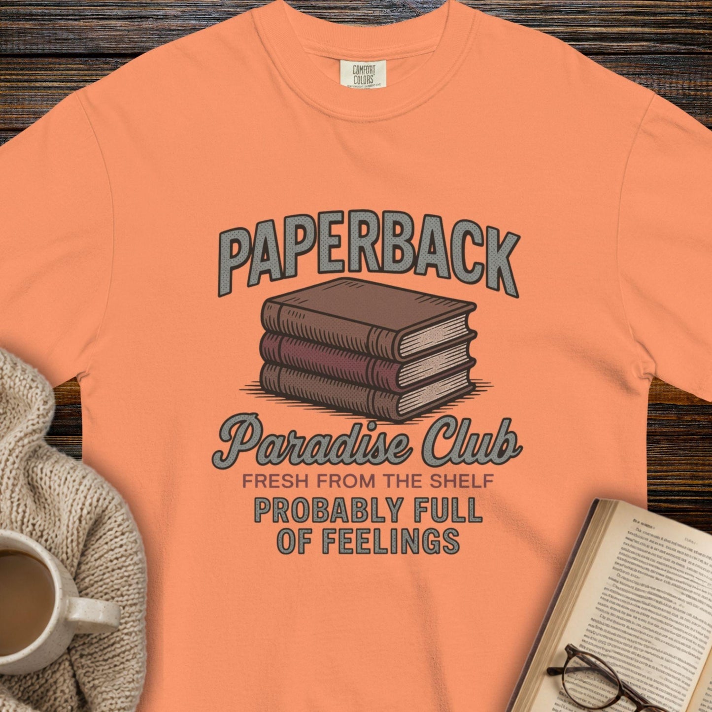 Paperback paradise club T-shirt