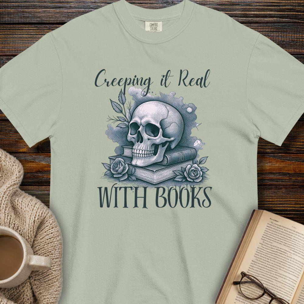 Creeping it real with Books light T-shirt