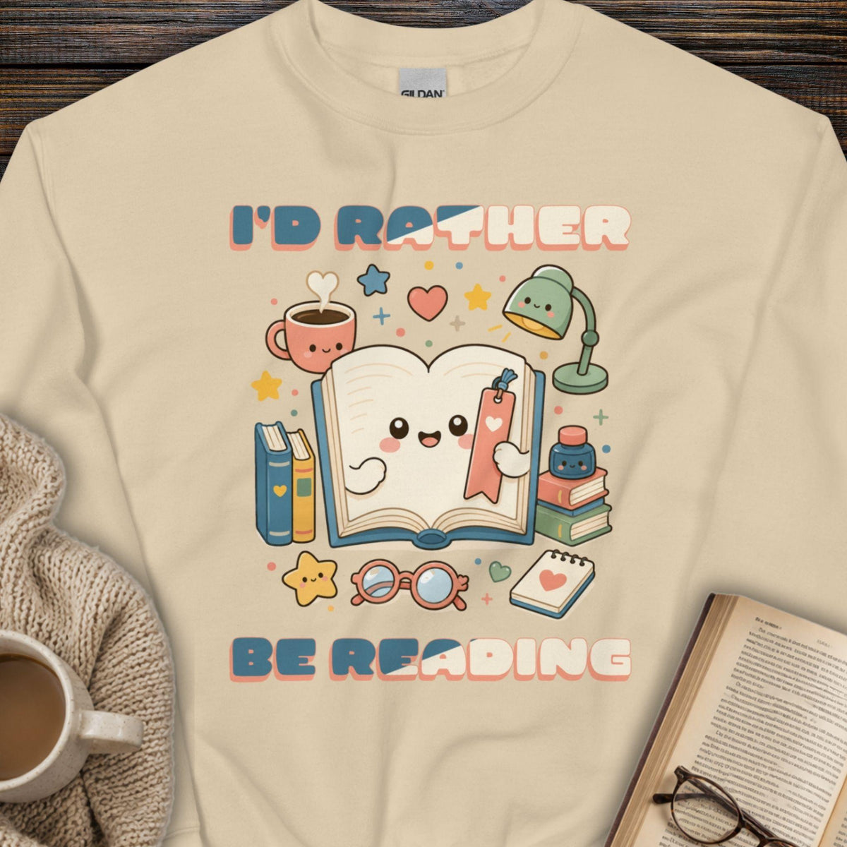 Rather Be Reading Sweatshirt