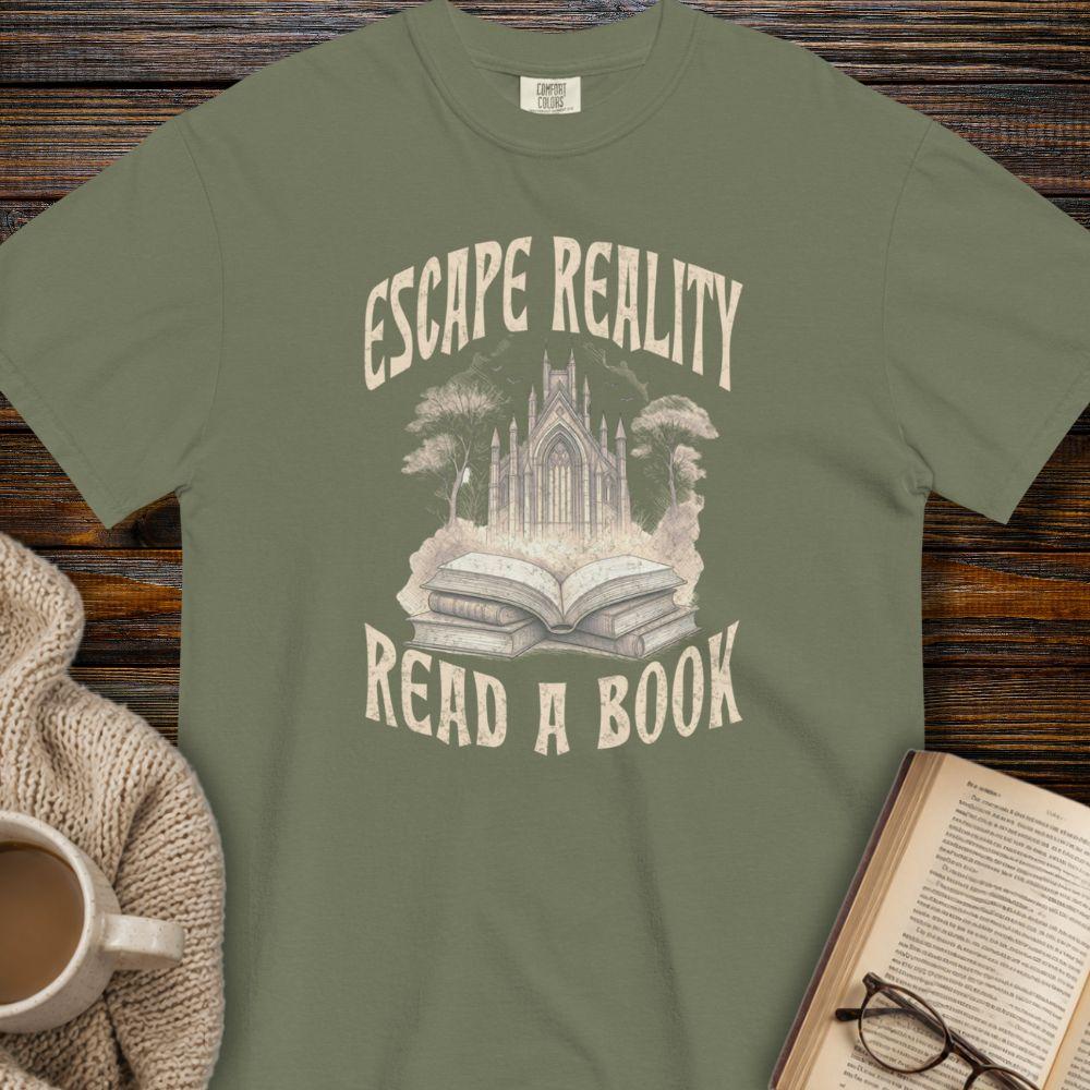 Escape reality, read a book T-shirt