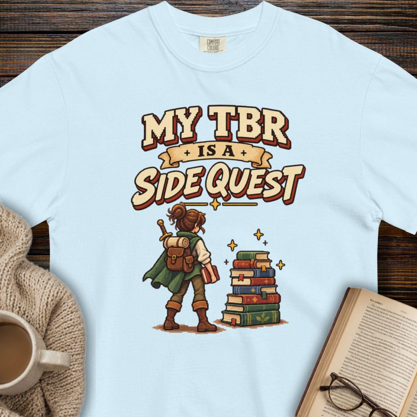 My TBR is a sidequest T-shirt
