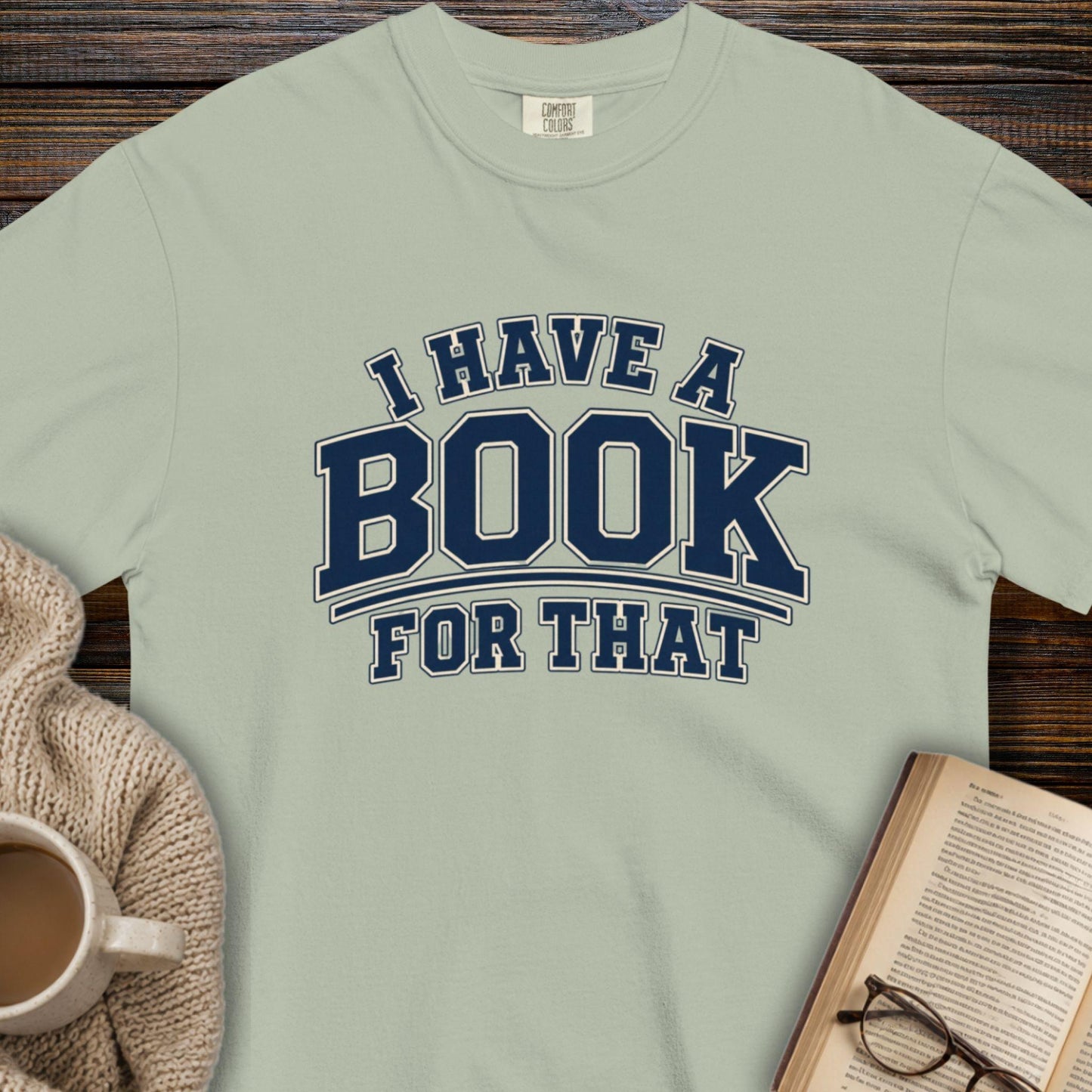 I have a book for that T-shirt