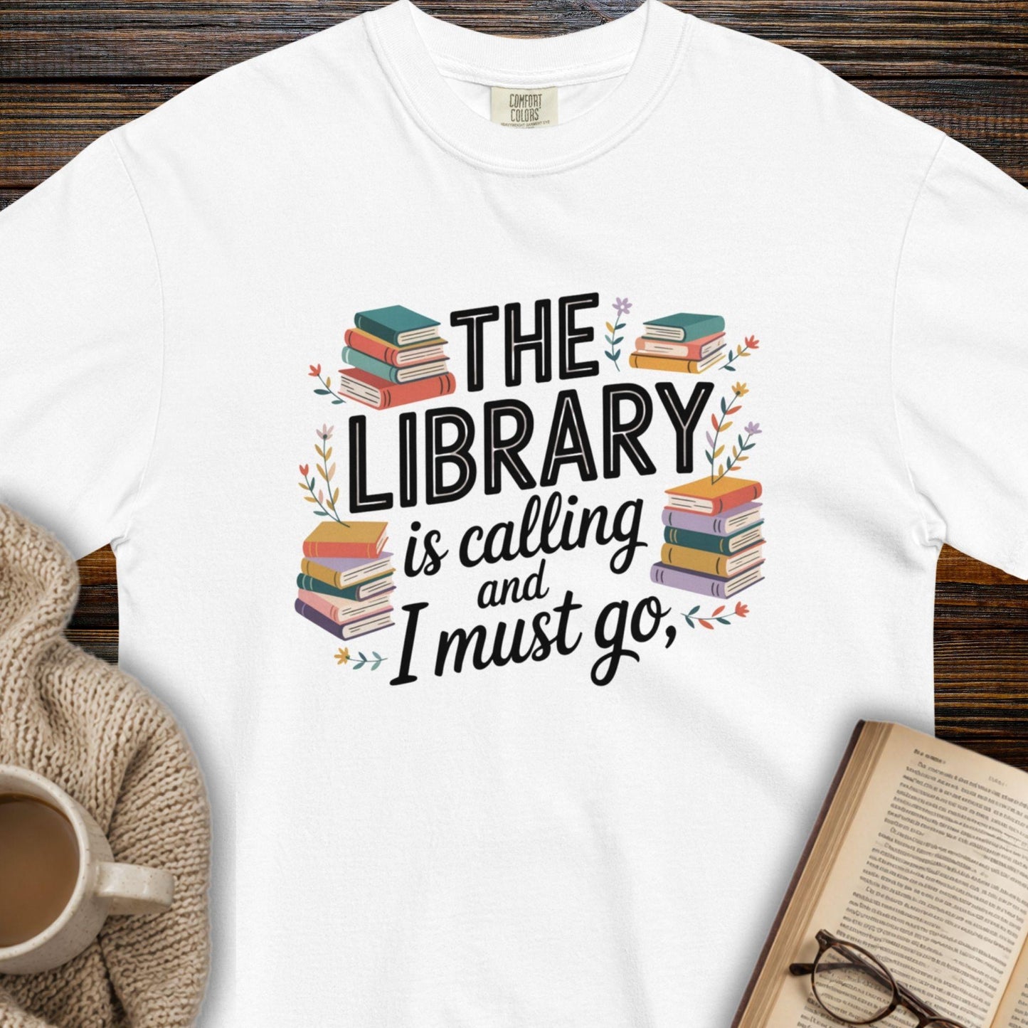 The Library is calling T-shirt