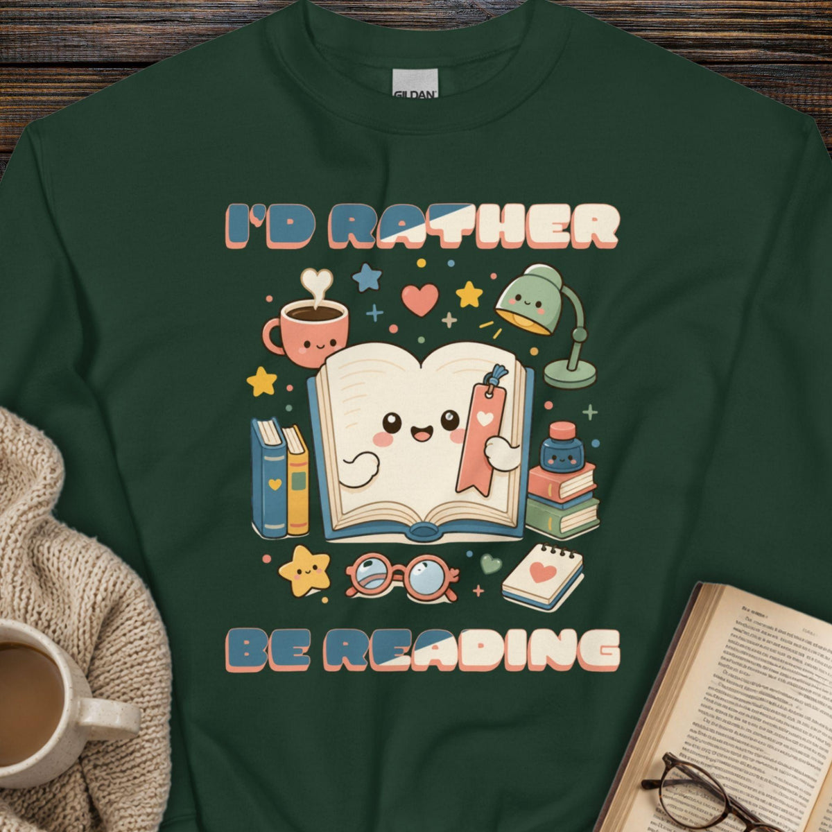 Rather Be Reading Sweatshirt