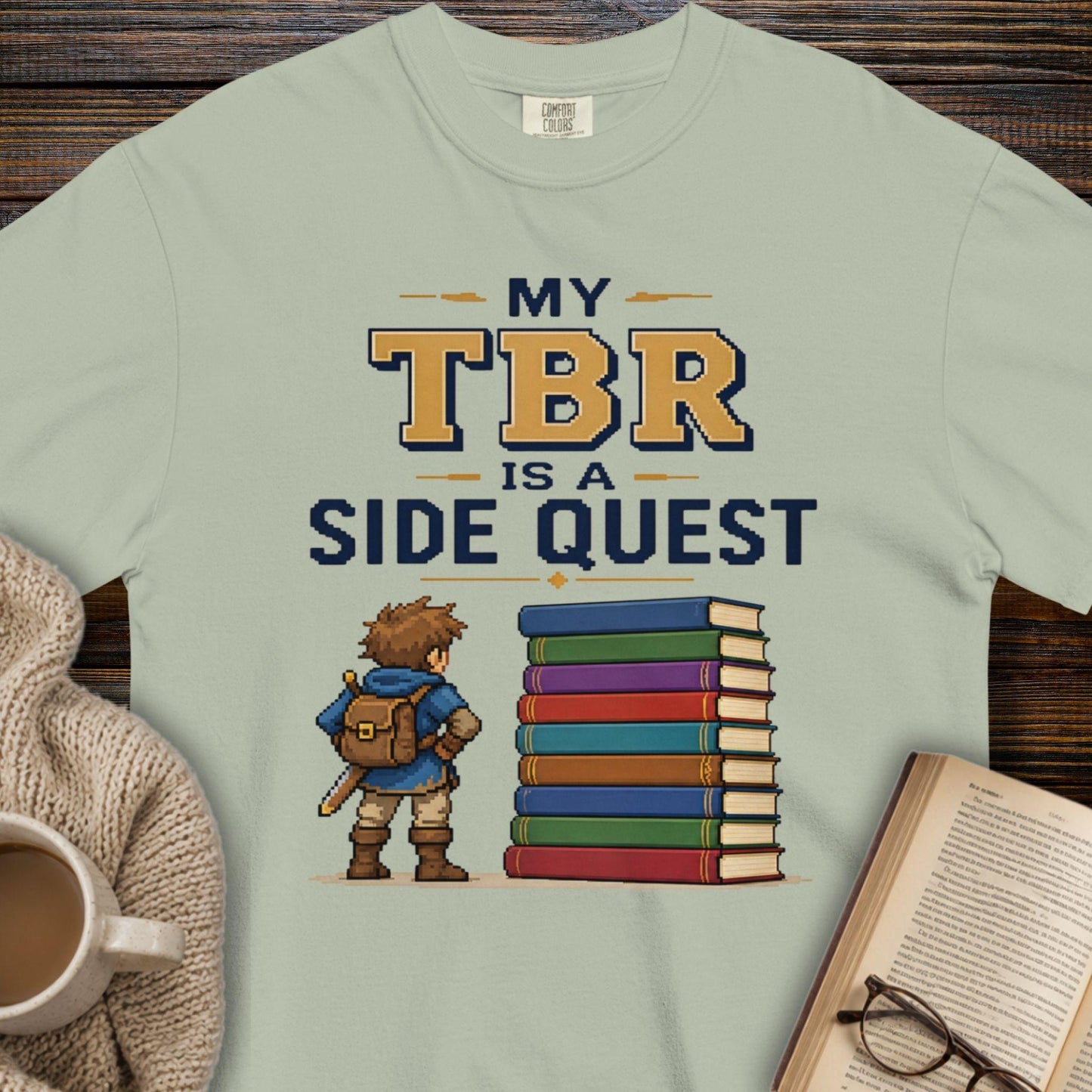 My TBR sidequest T-shirt