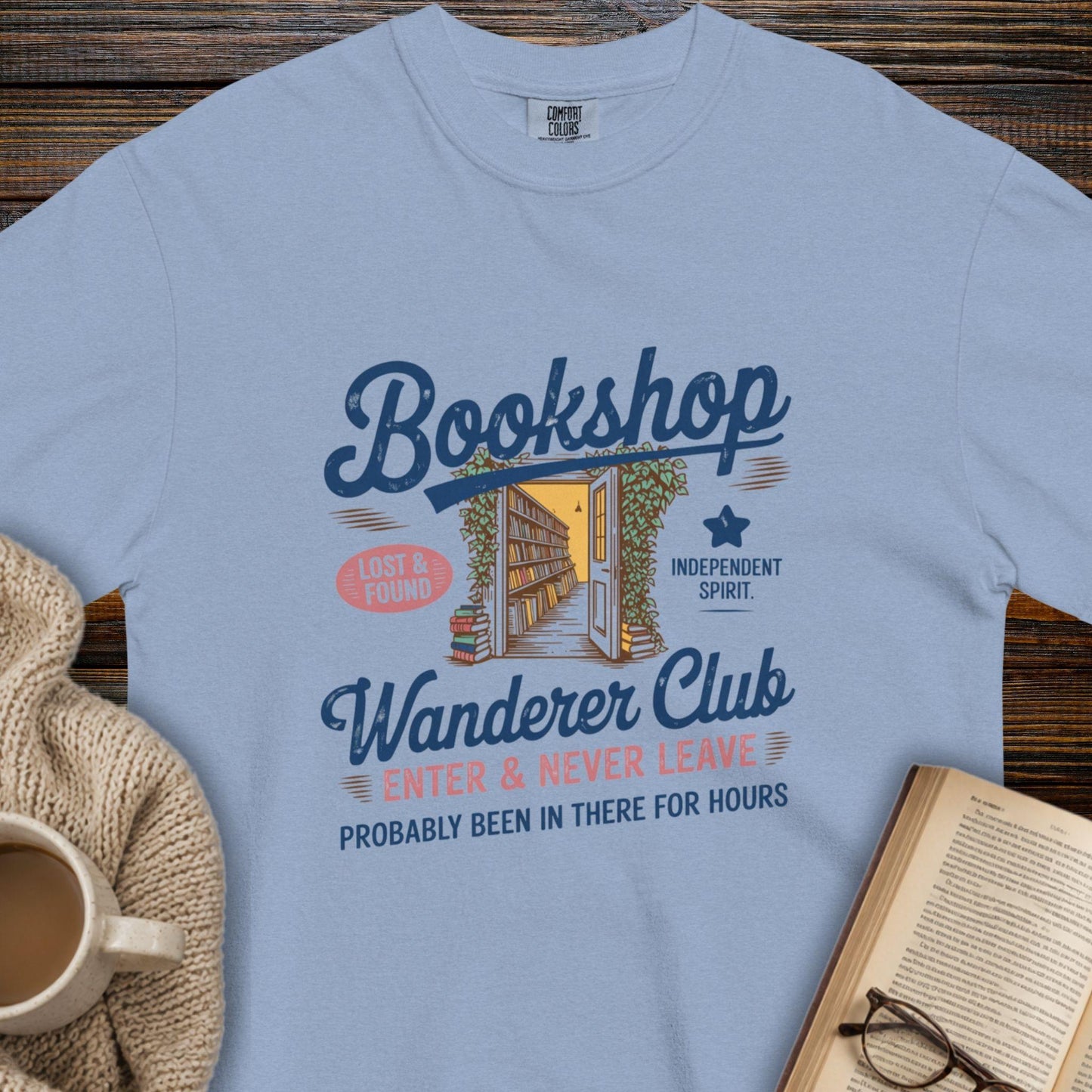 Bookshop wanderer club T-shirt