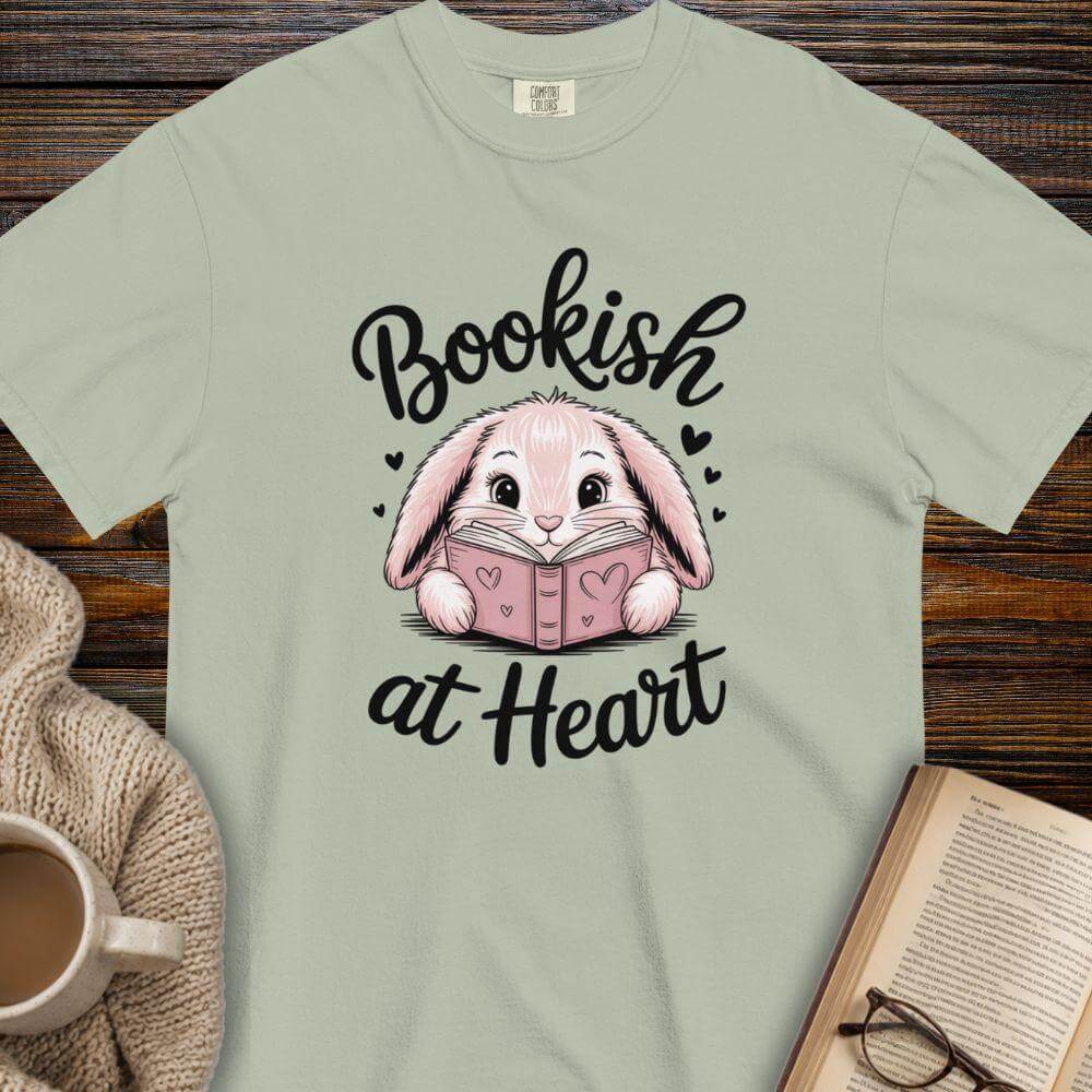 Bookish at heart T-shirt