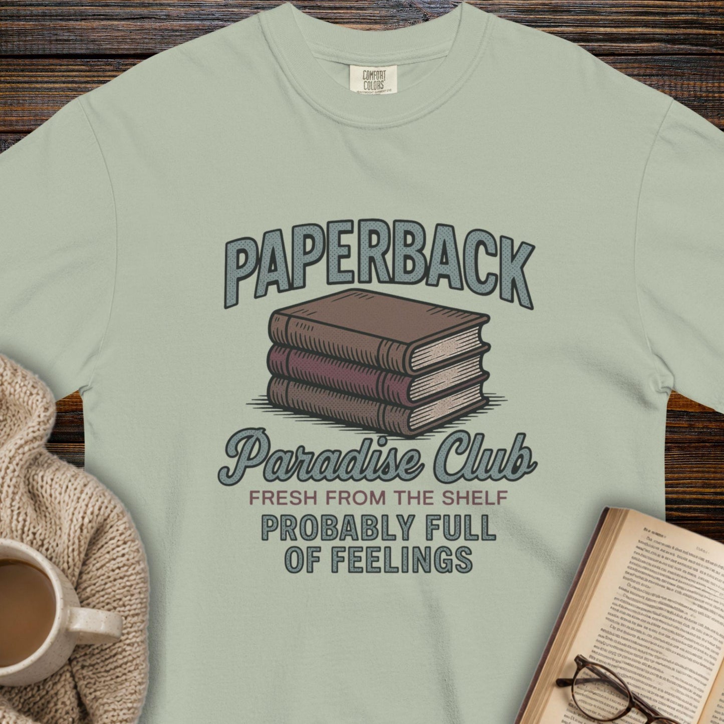 Paperback paradise club T-shirt