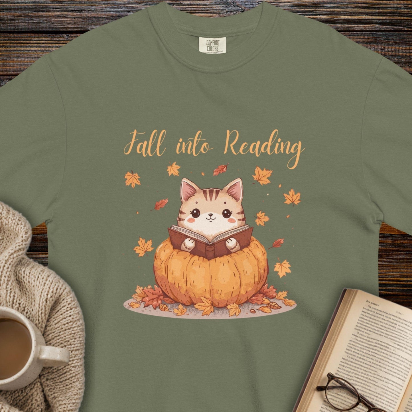 Fall into reading T-shirt