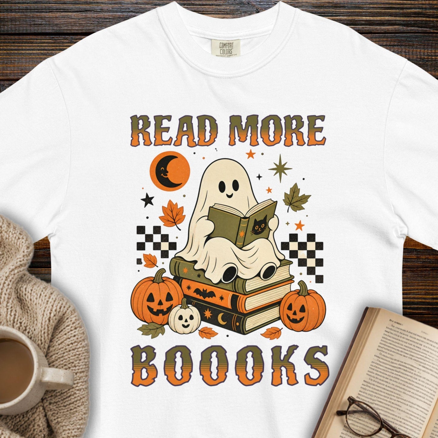 Read more Books retro T-shirt